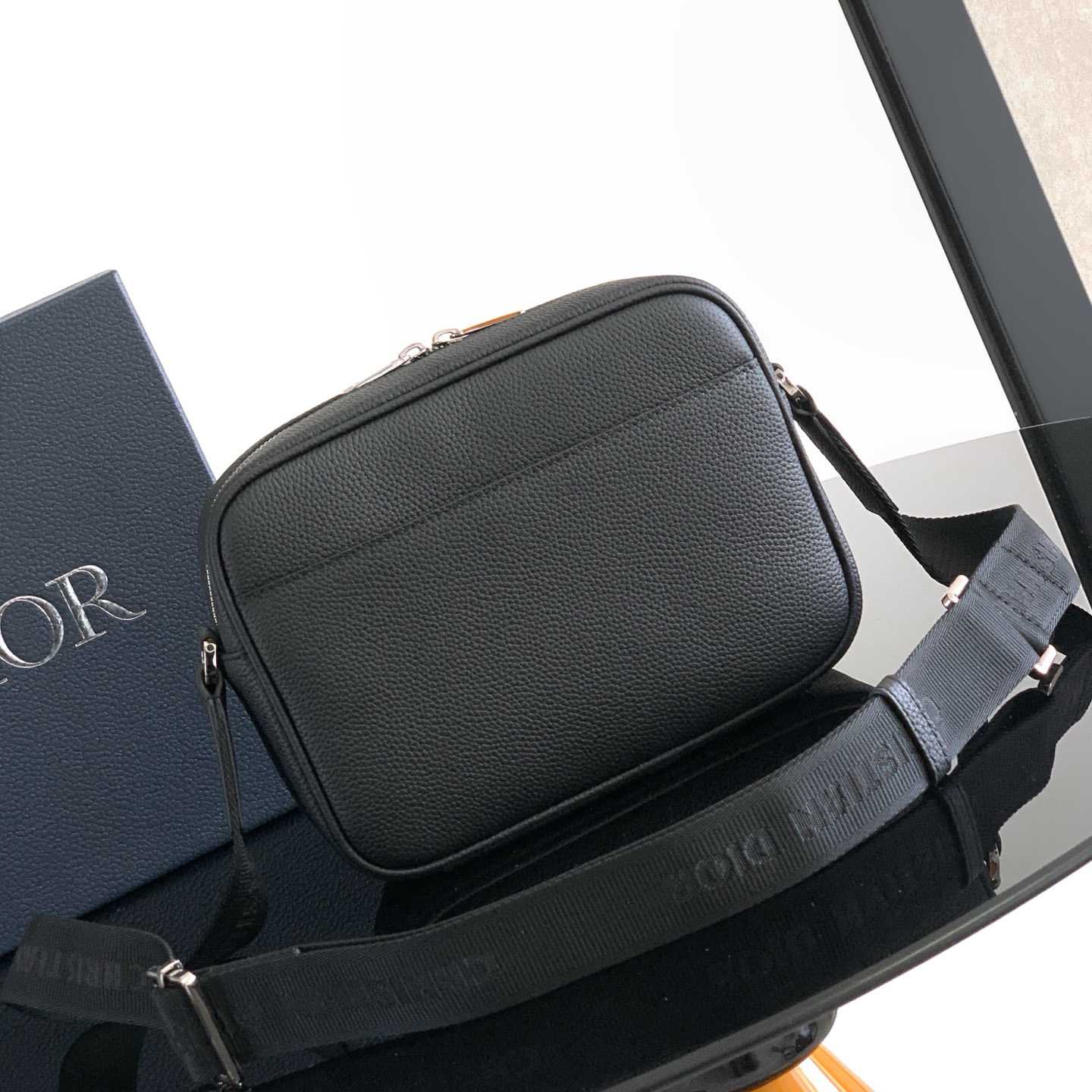 Dior And Kaws Mini Rider 2.0 Zipped Messenger Bag   - DopestKickz