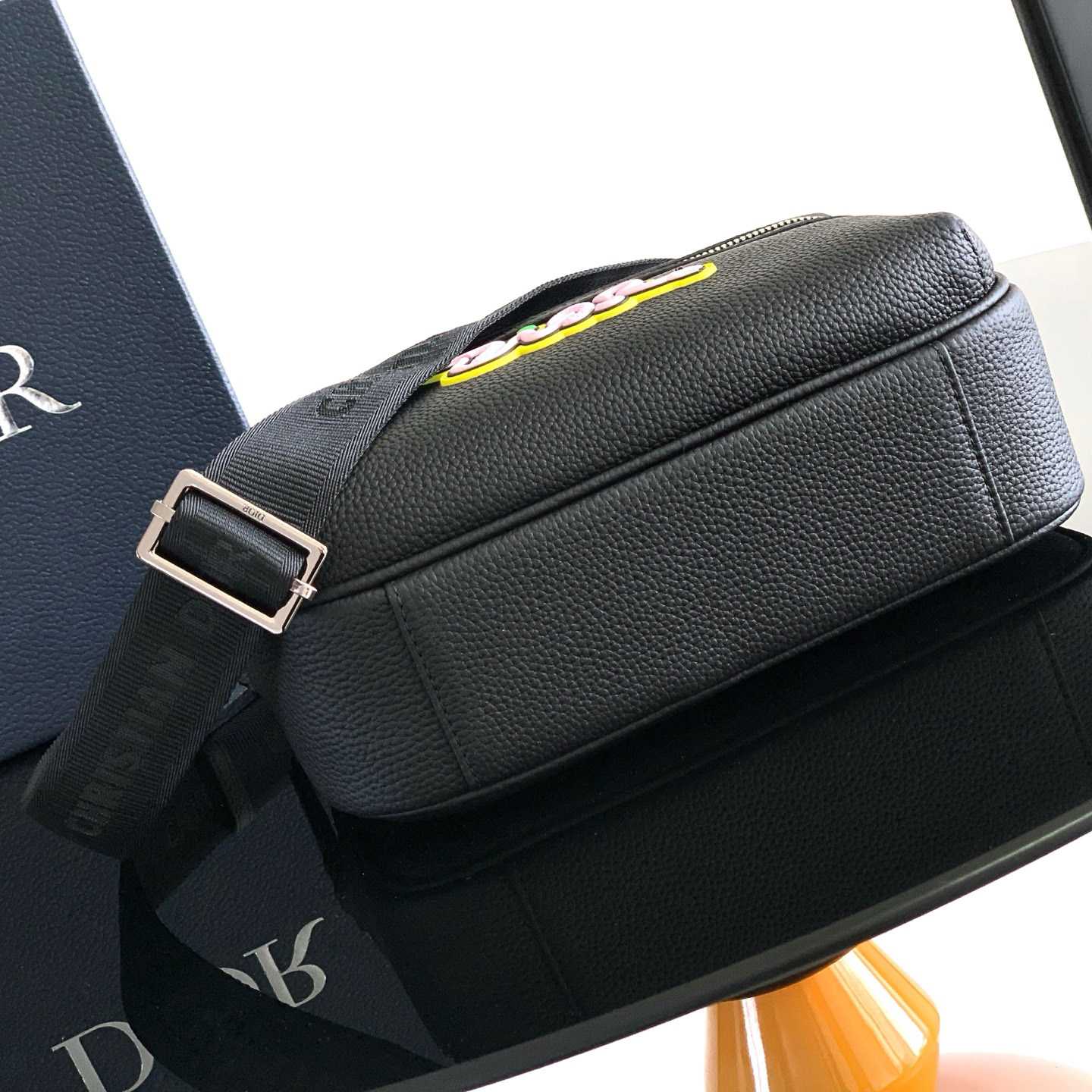 Dior And Kaws Mini Rider 2.0 Zipped Messenger Bag   - DopestKickz