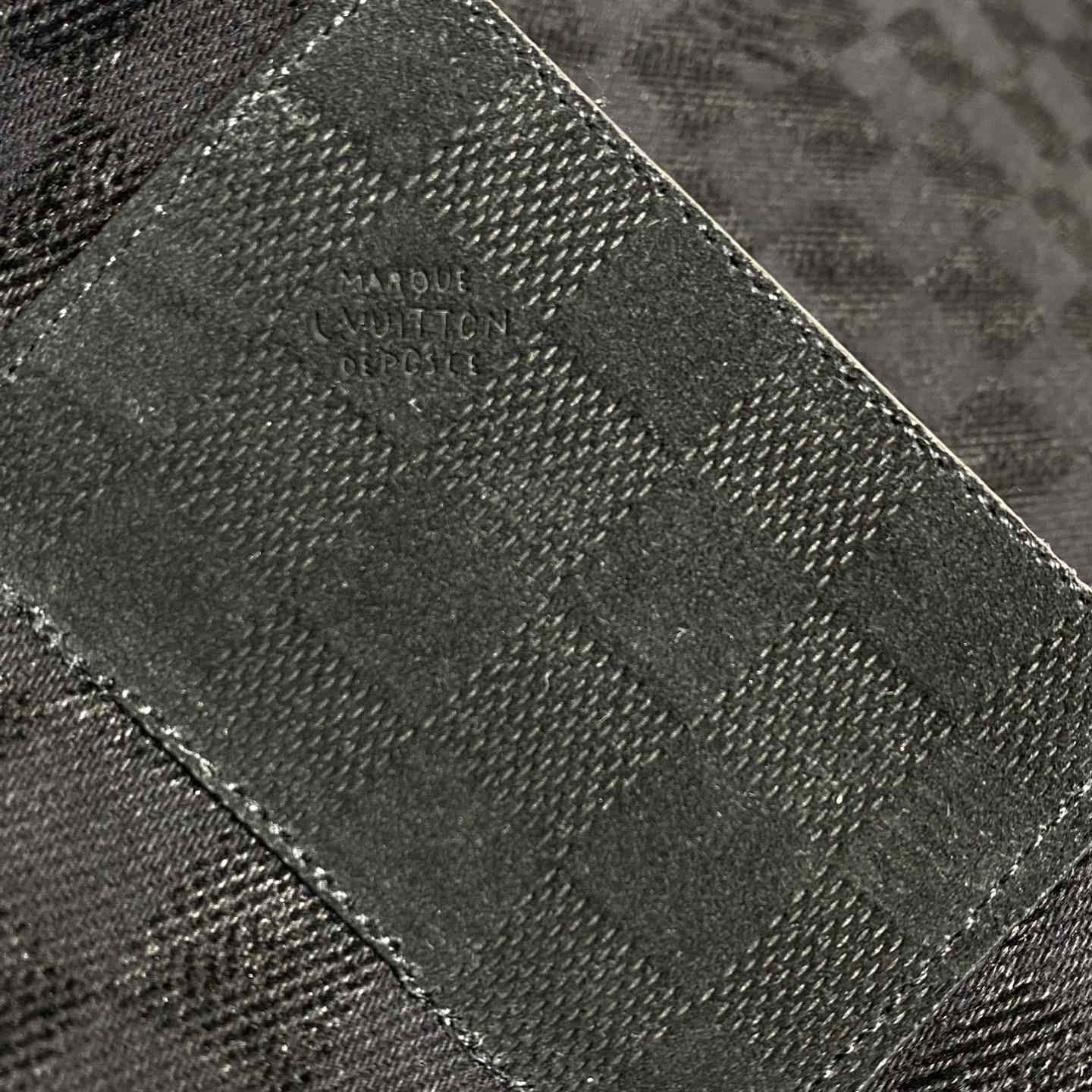 Louis Vuitton Flocked Damier Denim Wide-Leg Pants   1AHBKQ - DopestKickz