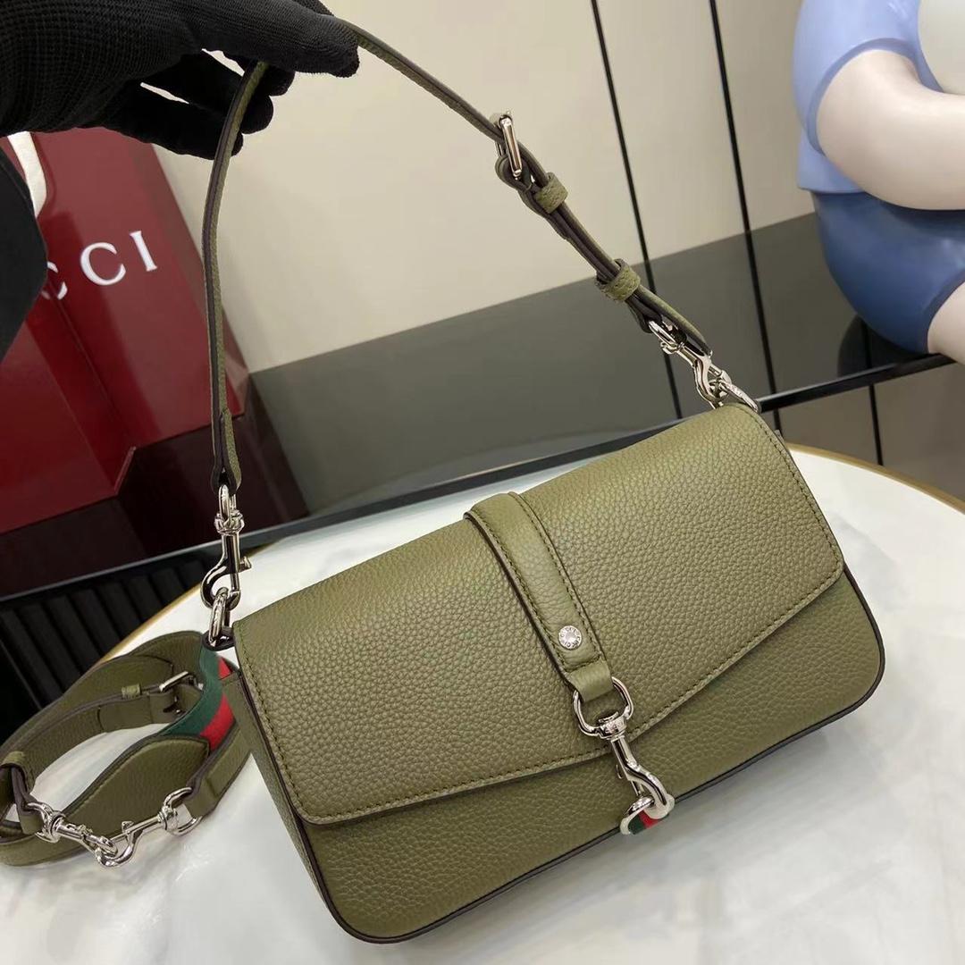 Gucci Small Crossbody Bag With Hook Closure - DopestKickz