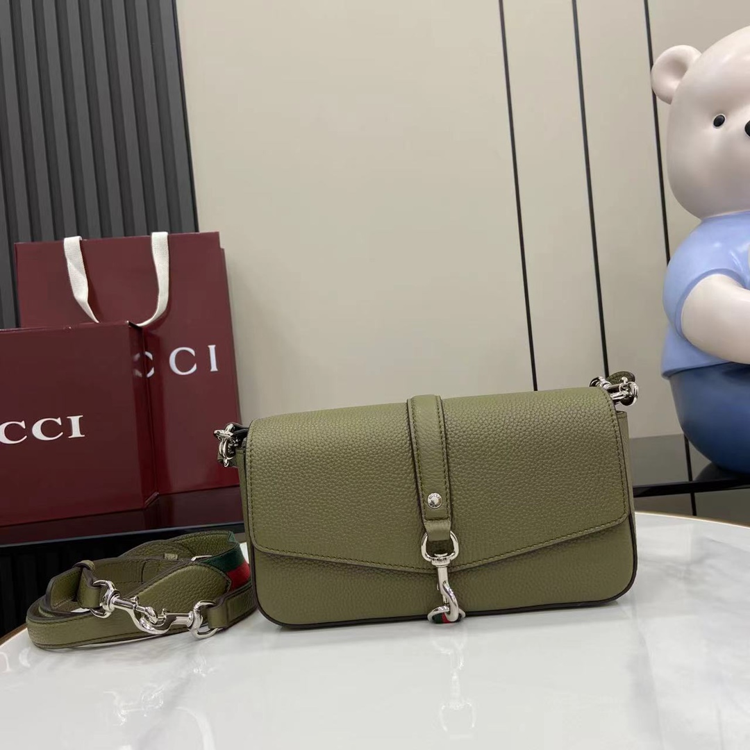 Gucci Small Crossbody Bag With Hook Closure - DopestKickz