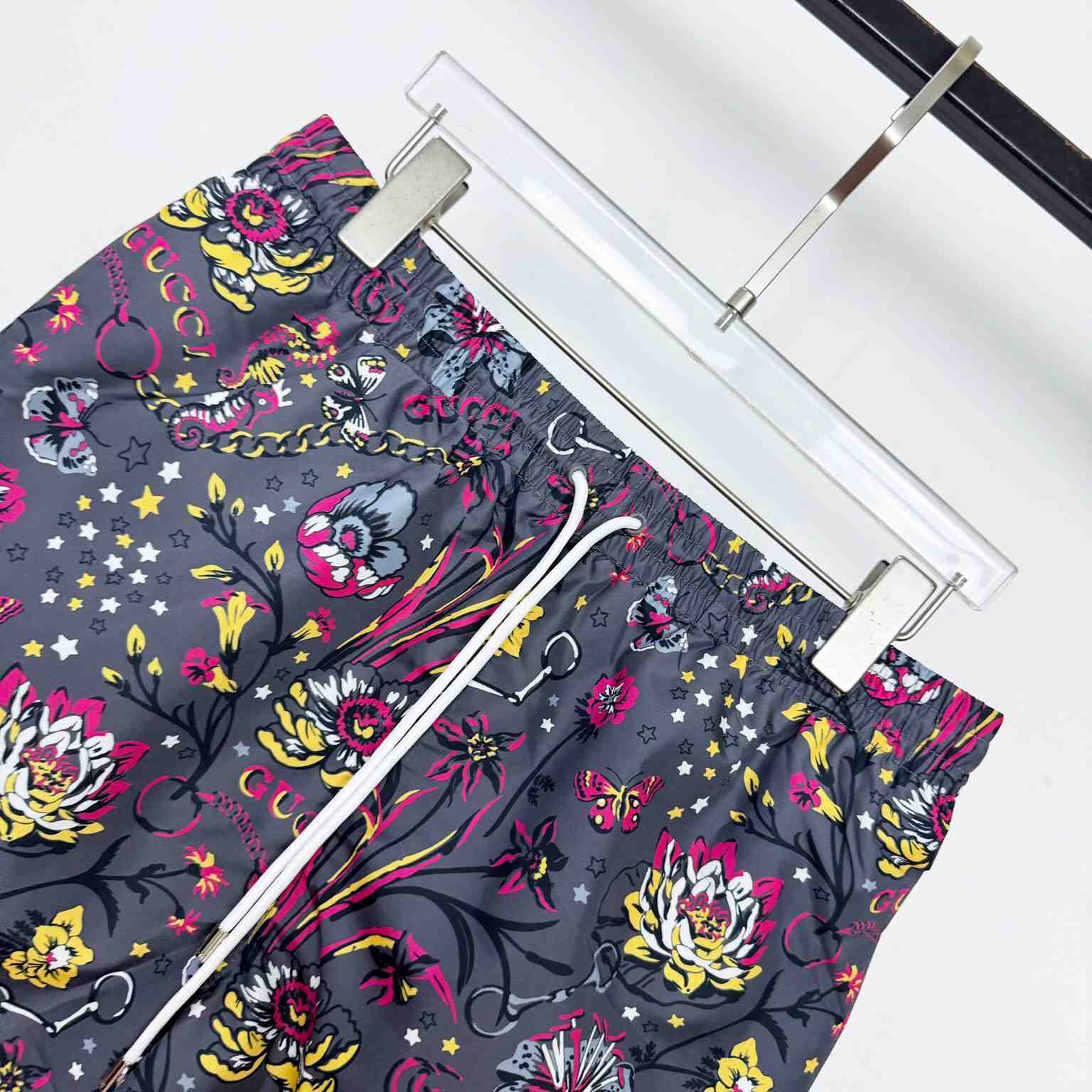 Gucci Punk Floral-print Cotton Short - DopestKickz