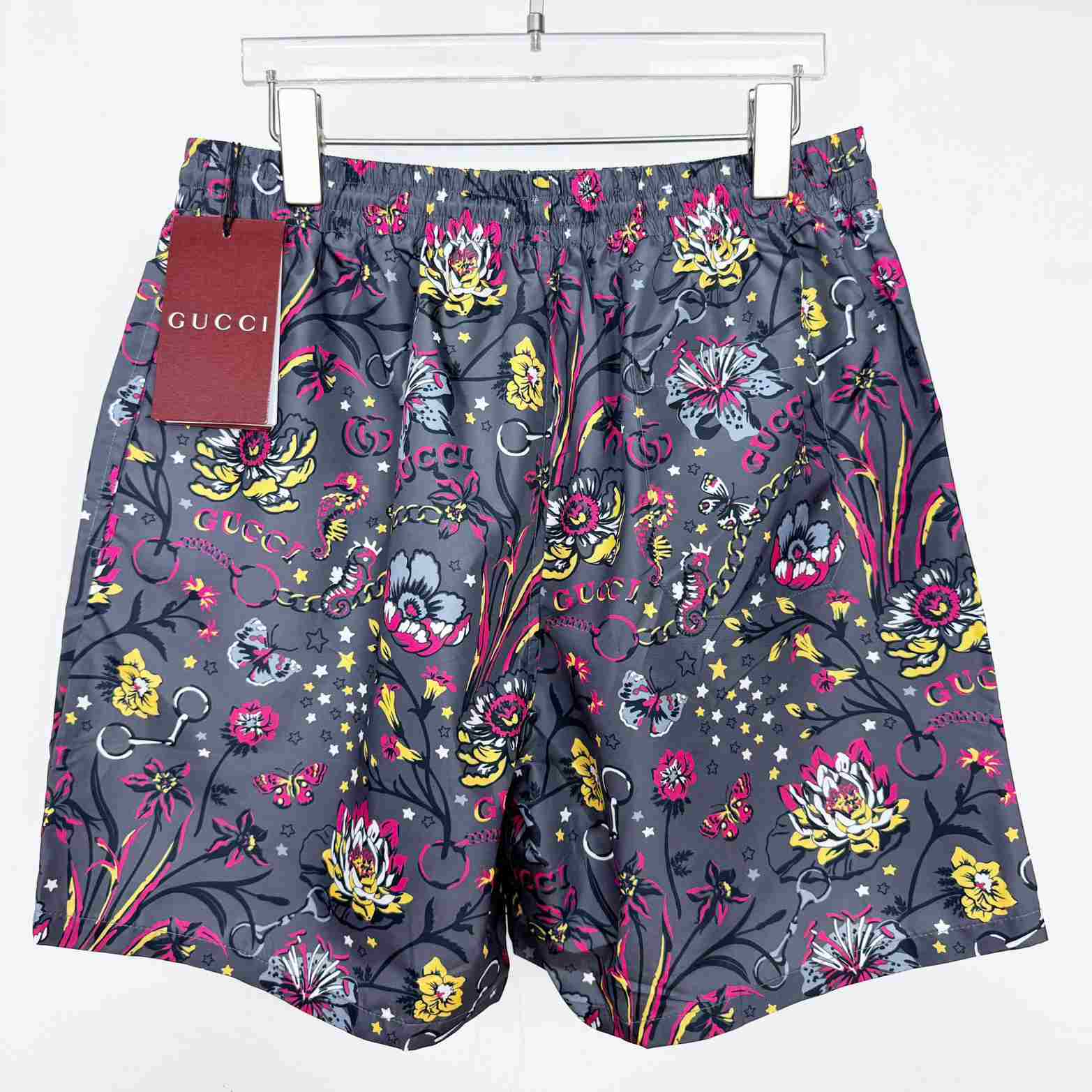 Gucci Punk Floral-print Cotton Short - DopestKickz