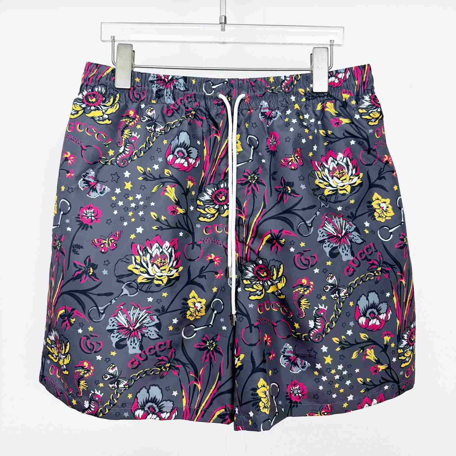 Gucci Punk Floral-print Cotton Short - DopestKickz