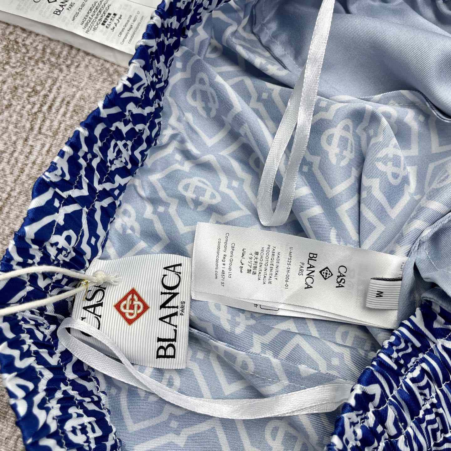 Casablanca Logo-monogrammed Dégradé Silk Trousers  CA3529 - DopestKickz