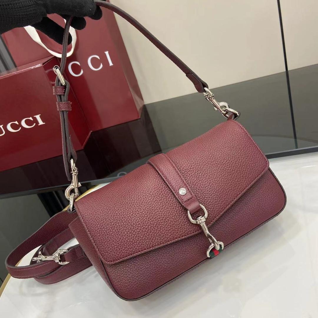 Gucci Small Crossbody Bag With Hook Closure - DopestKickz
