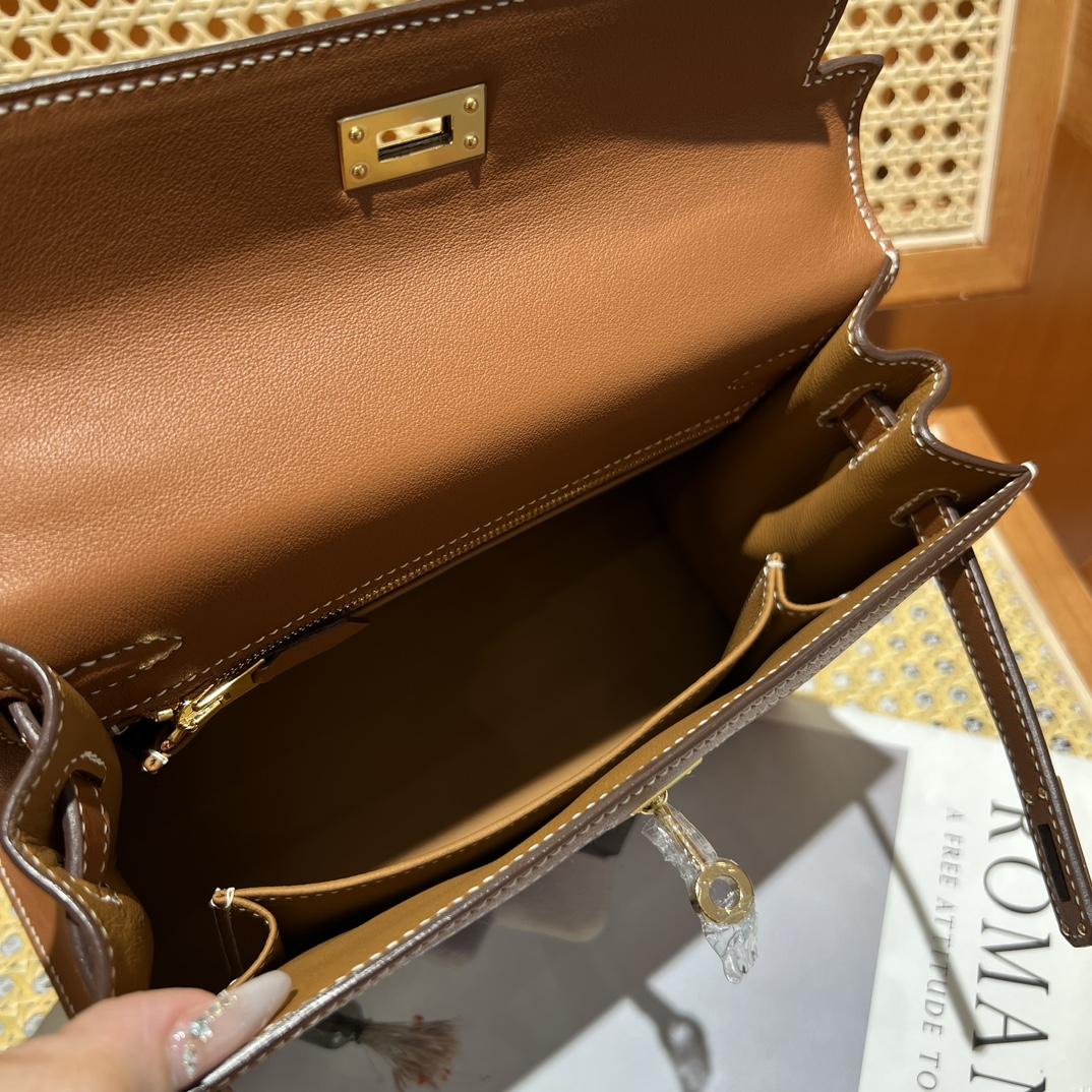 Hermes Vintage Toile & Barenia Kelly 25 - DopestKickz