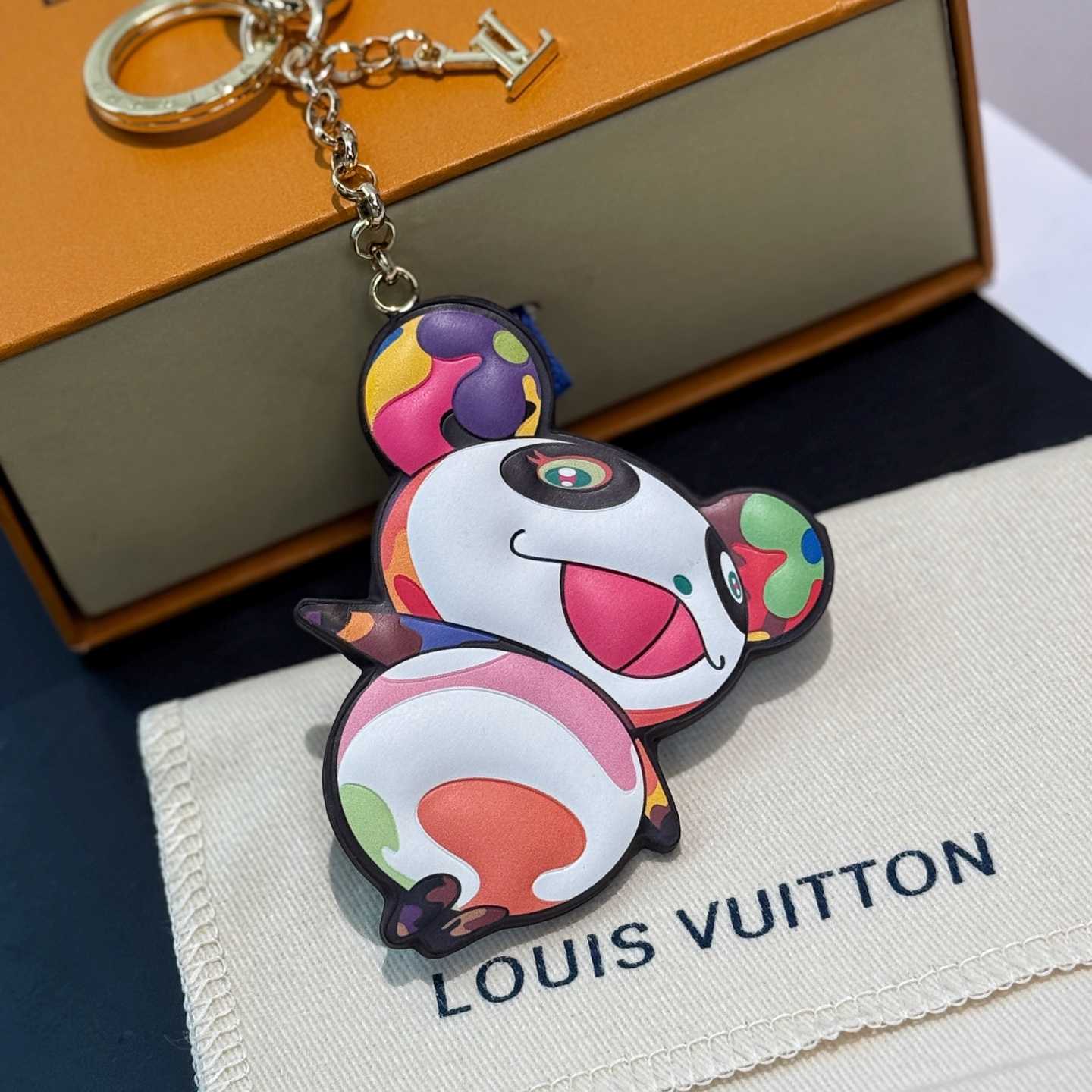 Louis Vuitton LV x TM Superflat Panda Key Holder   M02467 - DopestKickz