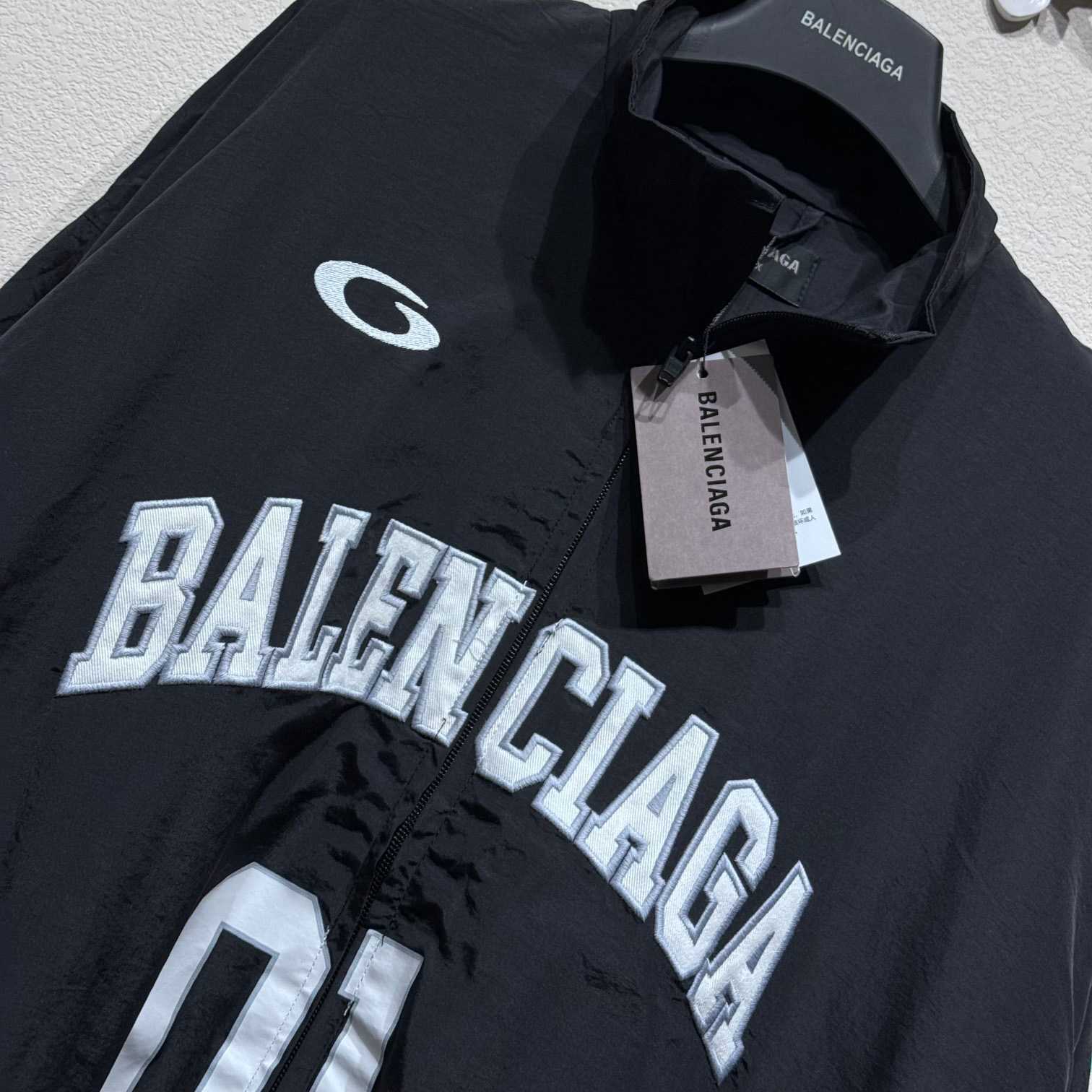 Balenciaga Basketball Series - Tracksuit Jacket In Black - DopestKickz