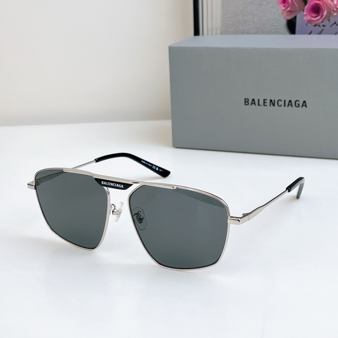 Balenciaga Tag 2.0 Navigator Sunglasses   BB0246SA - DopestKickz