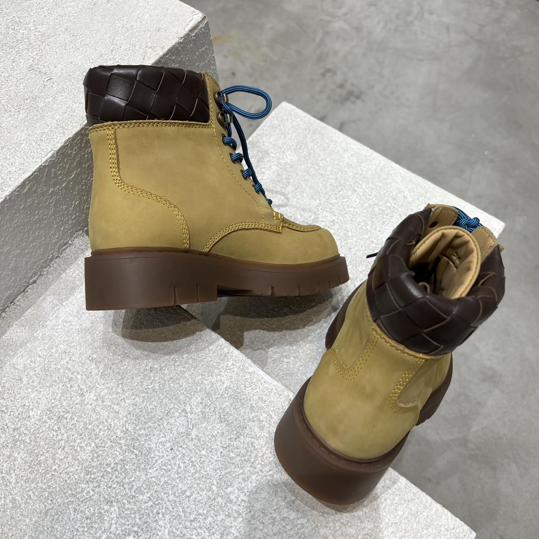 Bottega Veneta Haddock Lace-Up Ankle Boot - DopestKickz