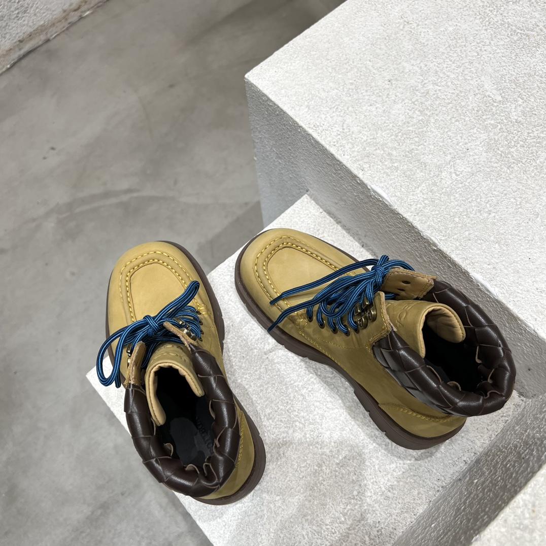 Bottega Veneta Haddock Lace-Up Ankle Boot - DopestKickz