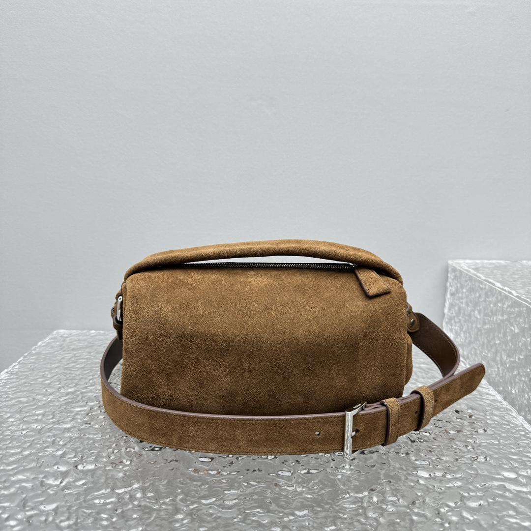 Prada Suede Shoulder Bag - DopestKickz