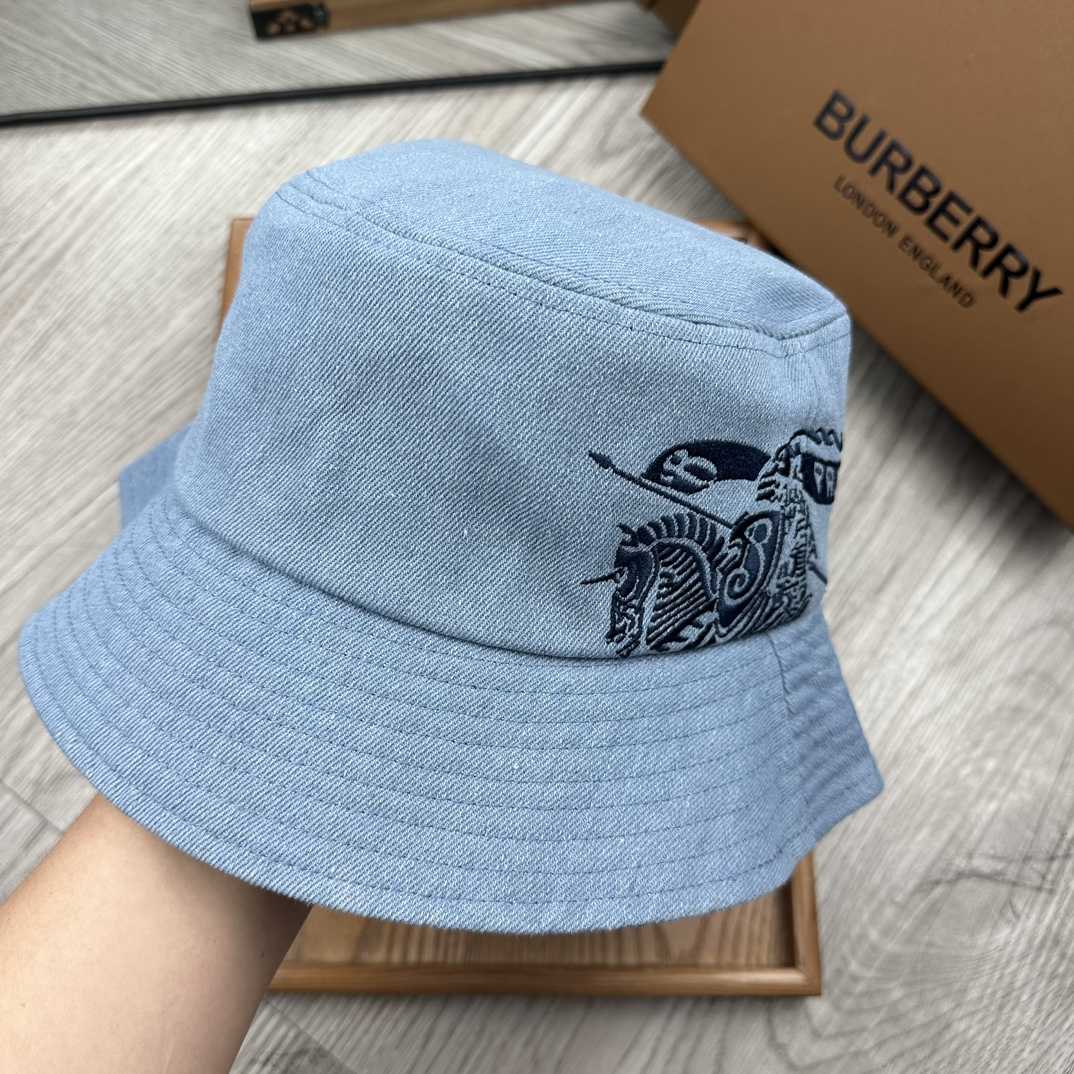 Burberry Denim Bucket Hat  - DopestKickz