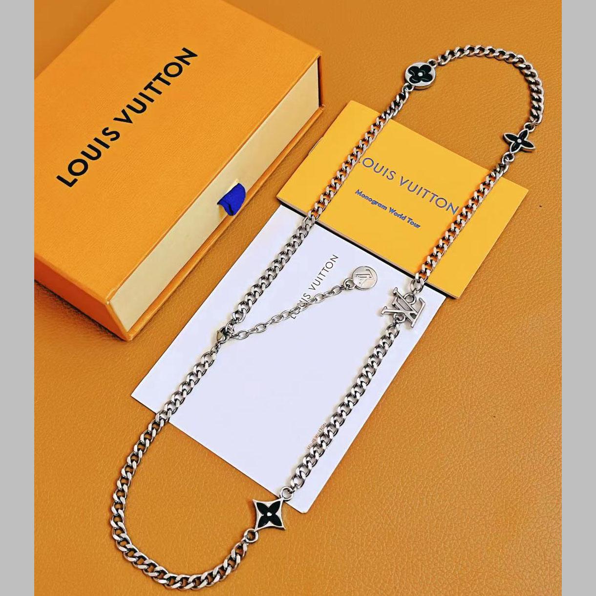 Louis Vuitton LV Spike Charms Necklace  M01717 - DopestKickz
