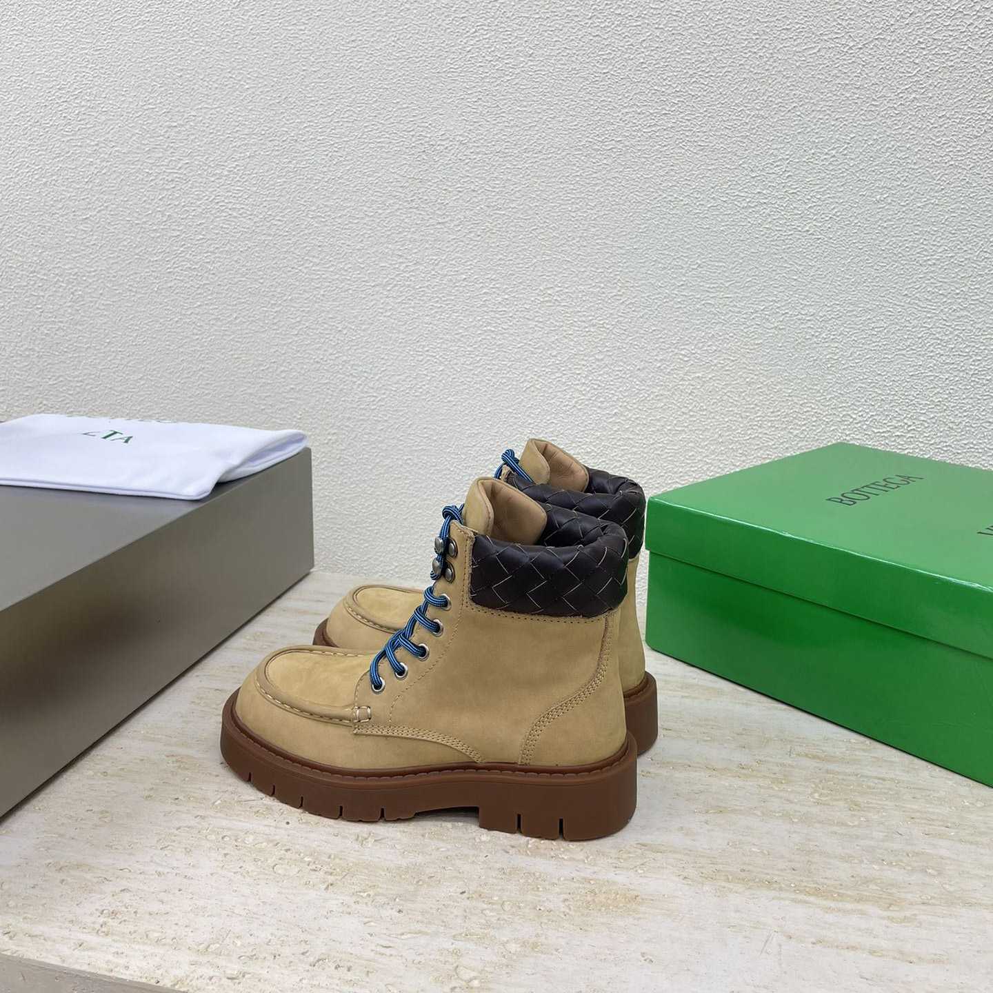 Bottega Veneta Haddock Lace-Up Ankle Boot - DopestKickz