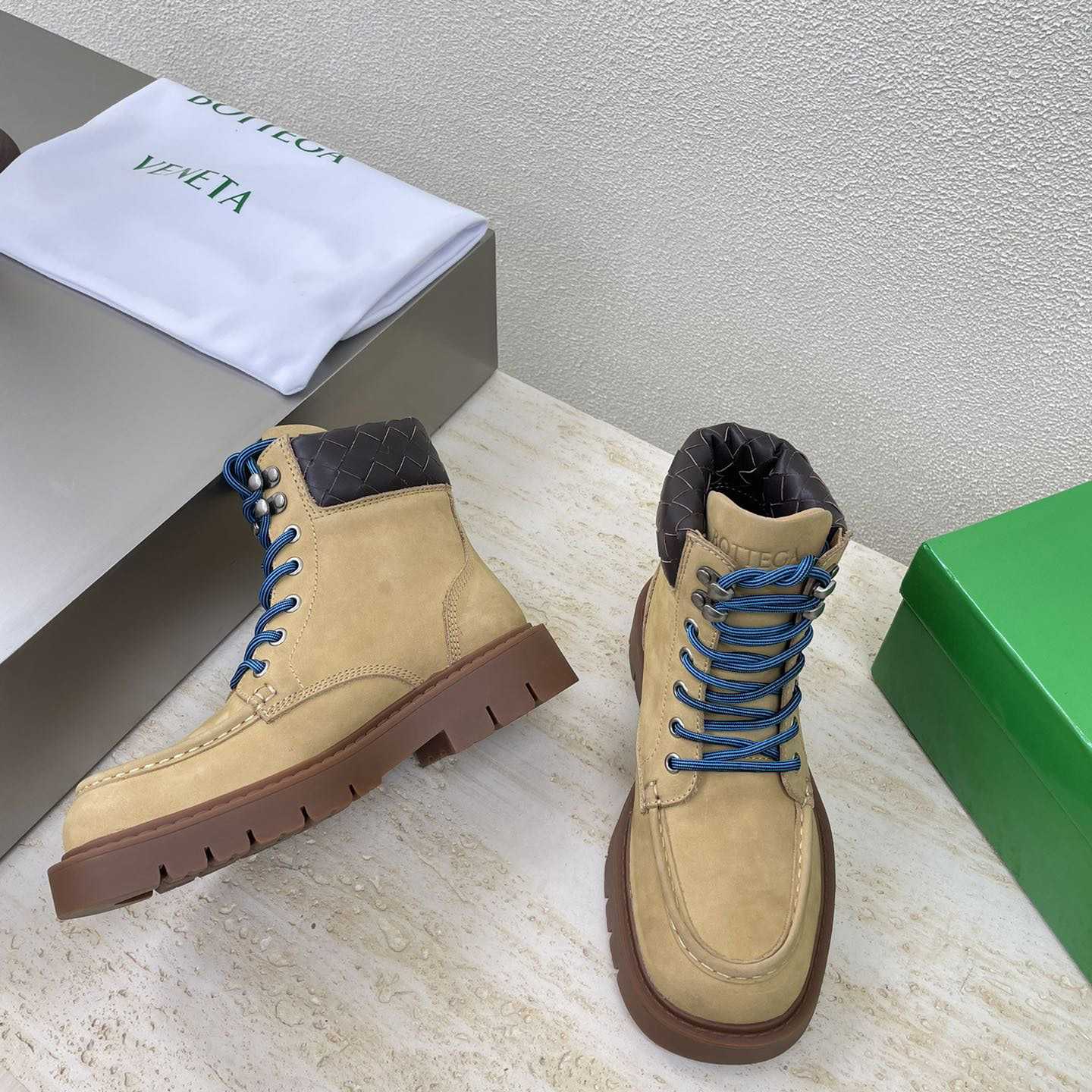 Bottega Veneta Haddock Lace-Up Ankle Boot - DopestKickz