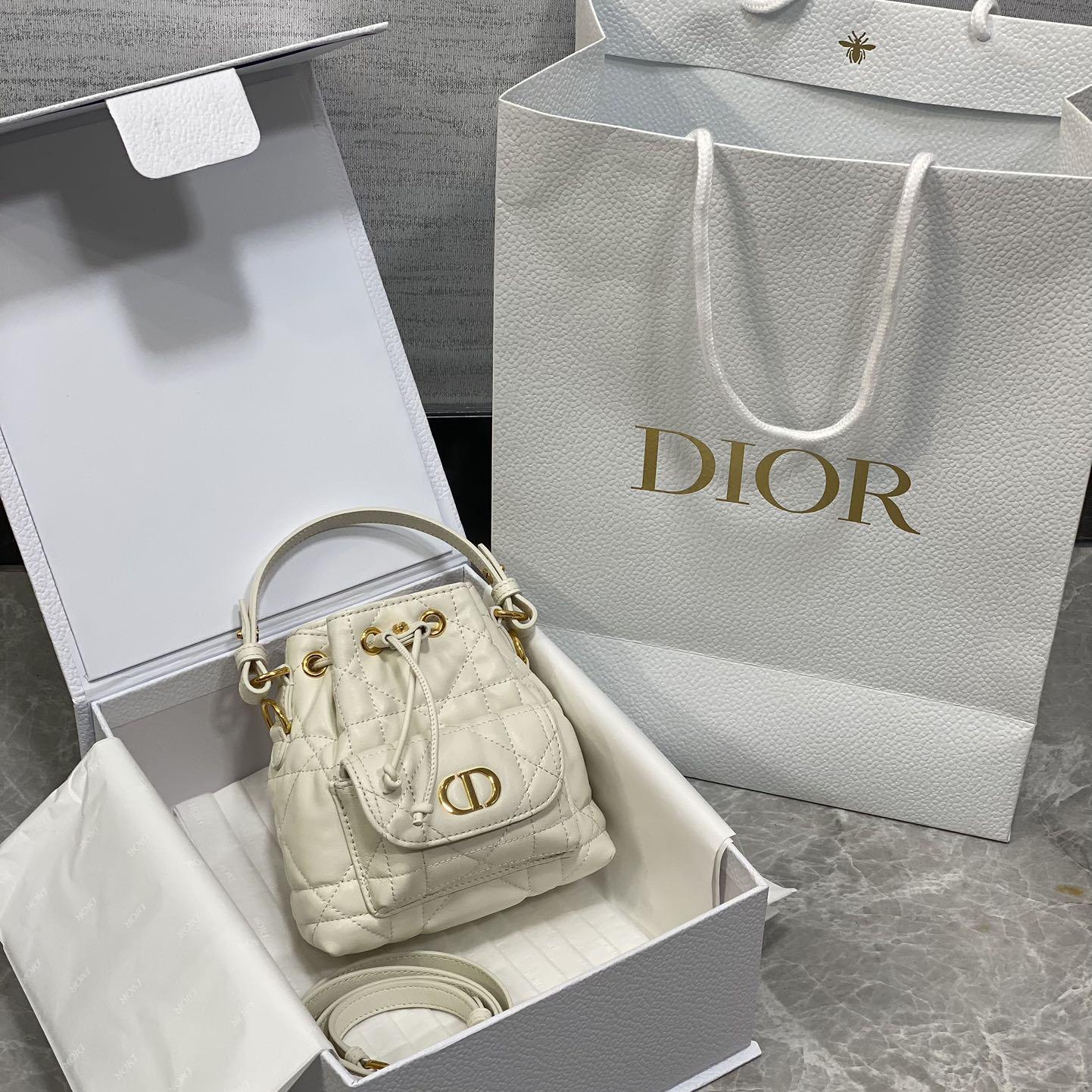 Dior Caro Nano Bucket Bag  - DopestKickz