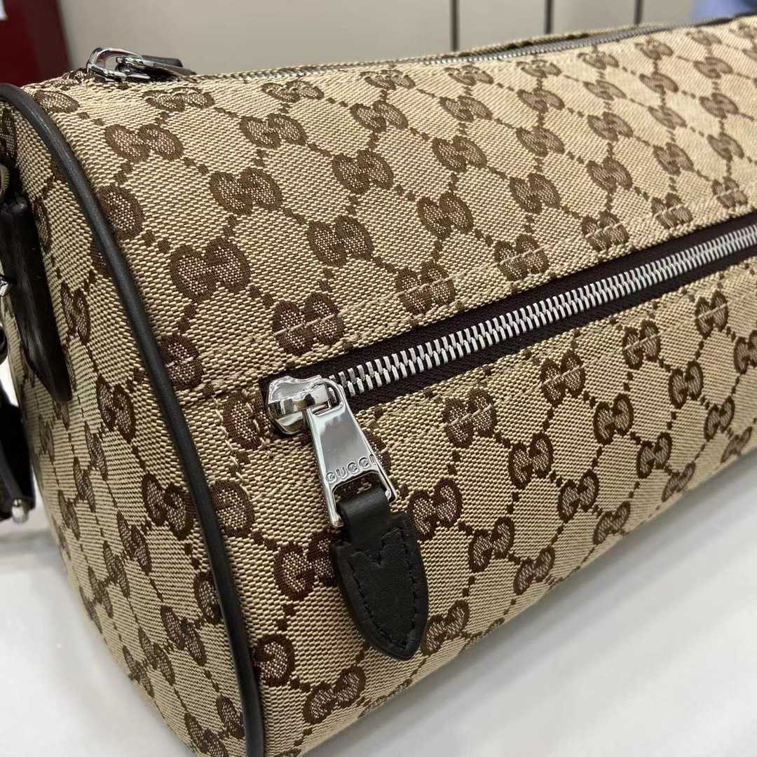 Gucci GG Canvas Small Cylinder Bag - DopestKickz