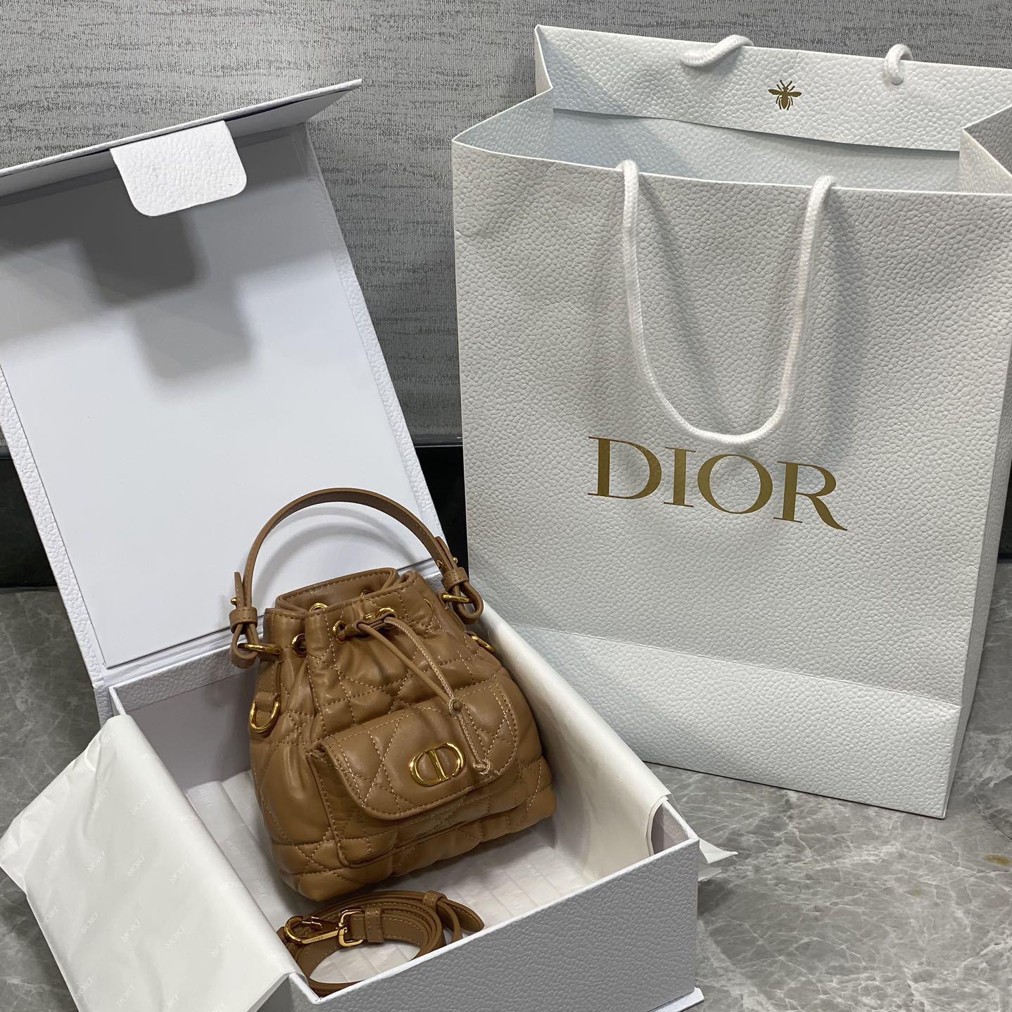 Dior Caro Nano Bucket Bag  - DopestKickz