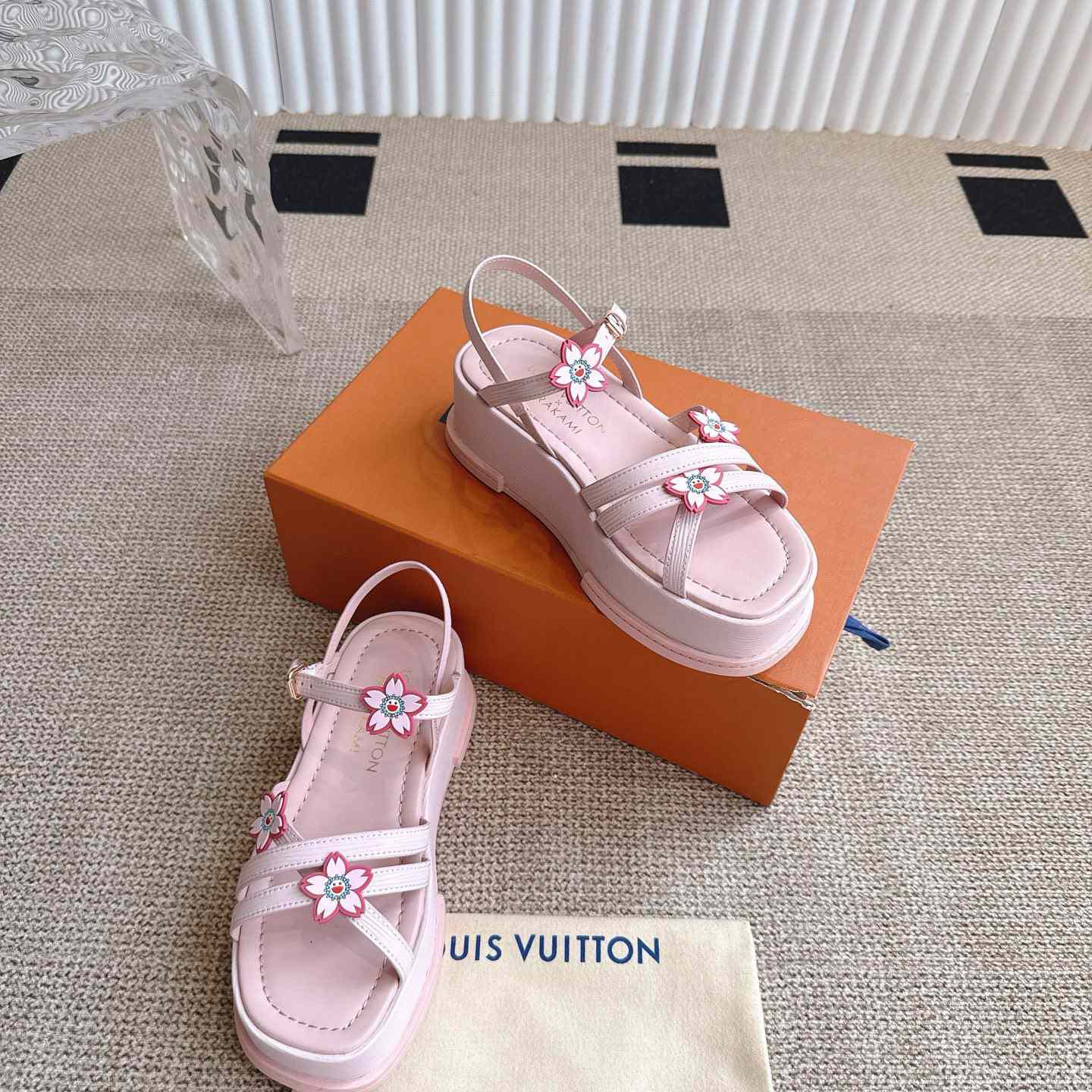 Louis Vuitton LV x TM Maya Platform Sandal  1AGWO2 - DopestKickz