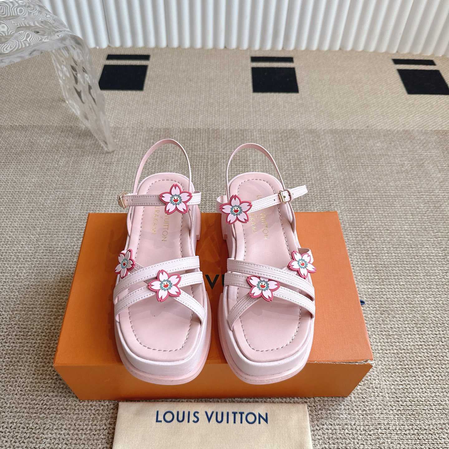 Louis Vuitton LV x TM Maya Platform Sandal  1AGWO2 - DopestKickz