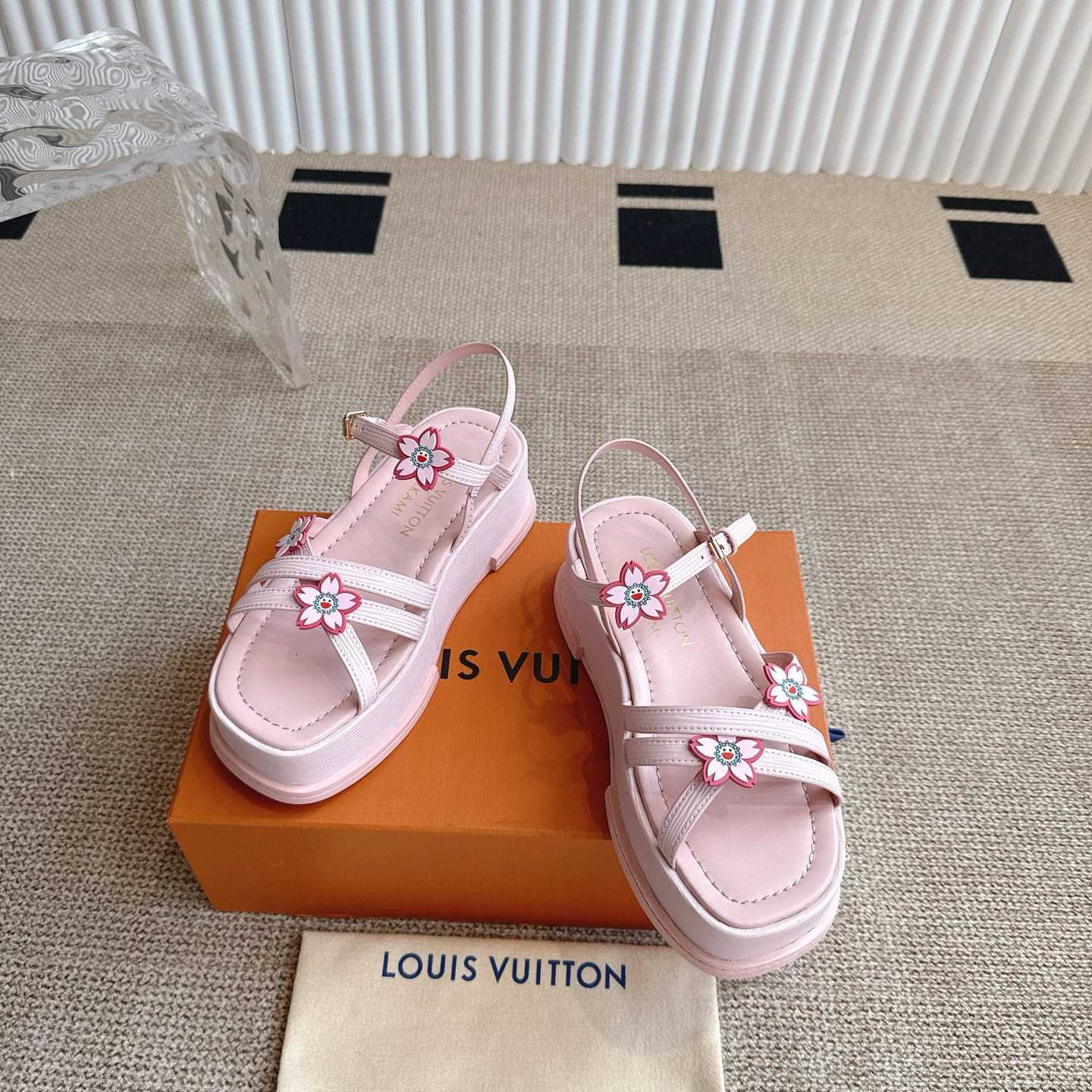 Louis Vuitton LV x TM Maya Platform Sandal  1AGWO2 - DopestKickz