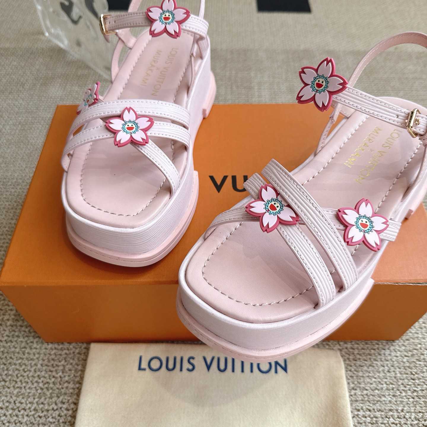 Louis Vuitton LV x TM Maya Platform Sandal  1AGWO2 - DopestKickz