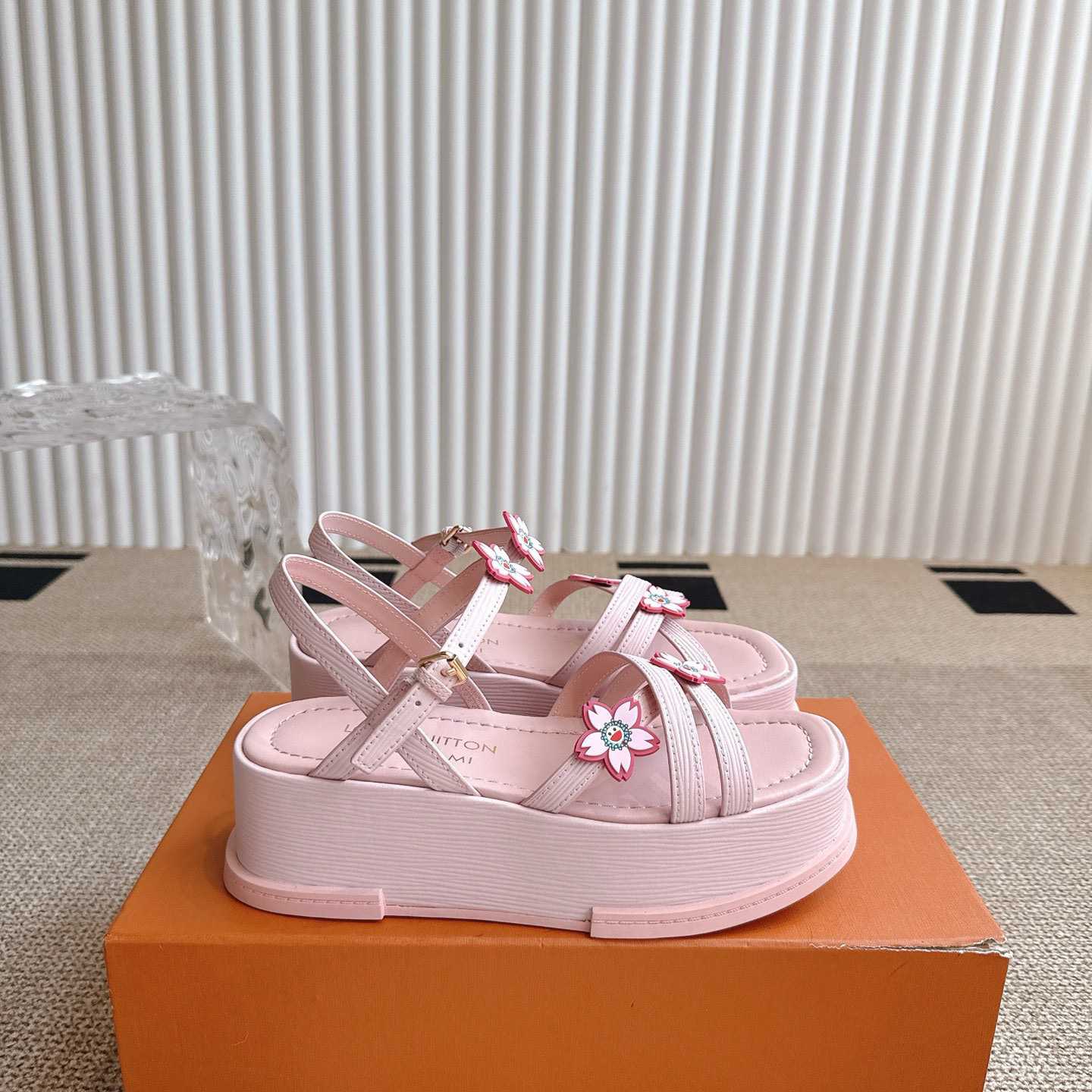 Louis Vuitton LV x TM Maya Platform Sandal  1AGWO2 - DopestKickz