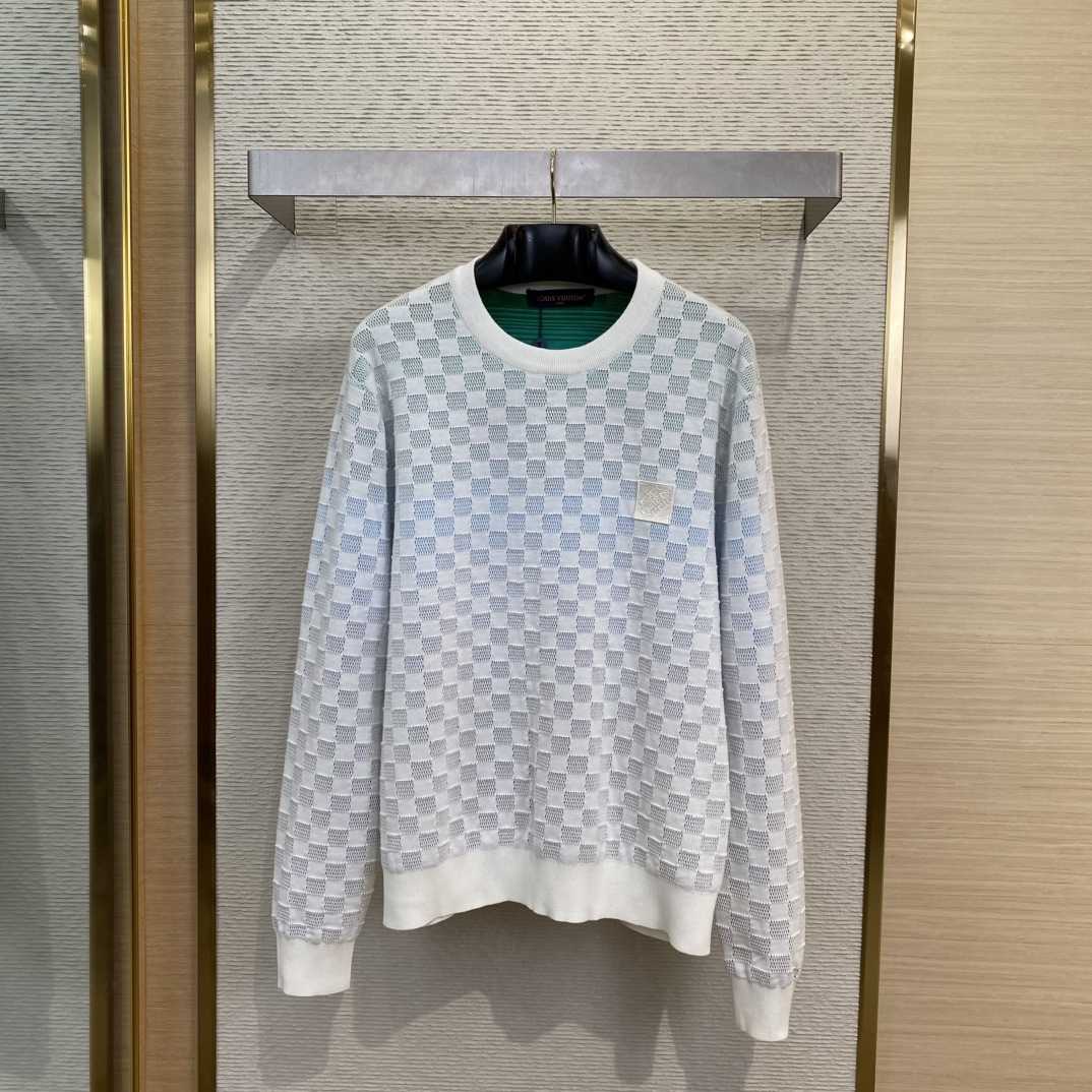 Louis Vuitton Damier Gradient Jacquard Pullover   1AGTL0 - DopestKickz