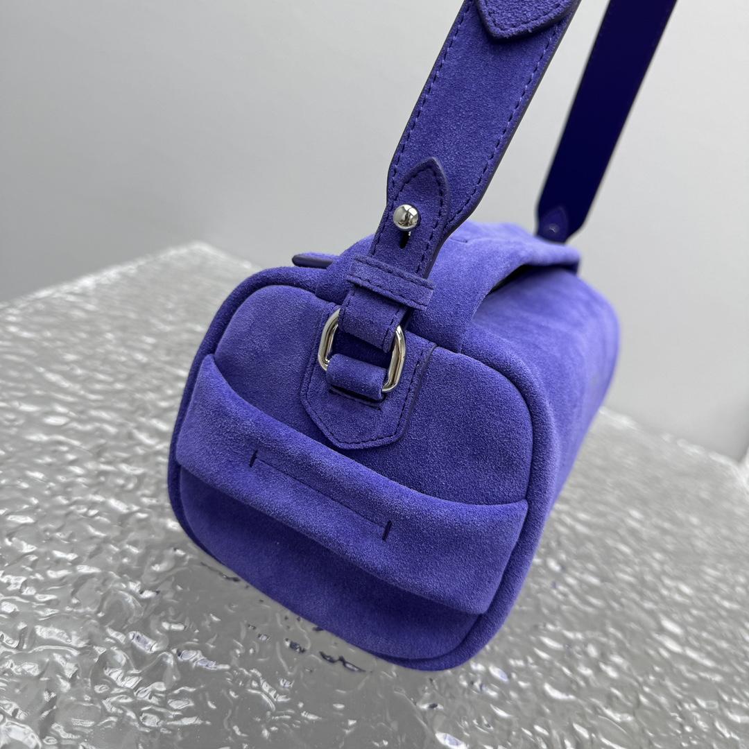 Prada Suede Shoulder Bag - DopestKickz