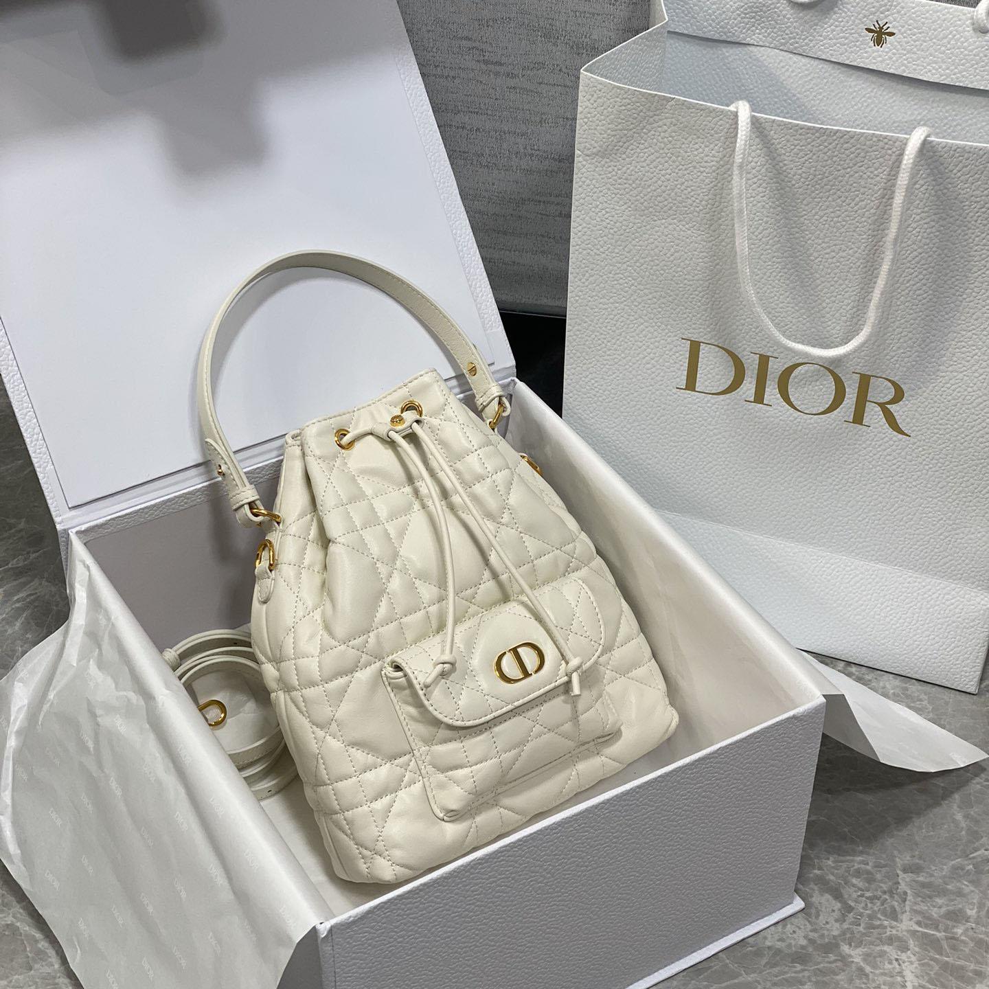 Dior Small Dior Caro Bucket Bag  - DopestKickz