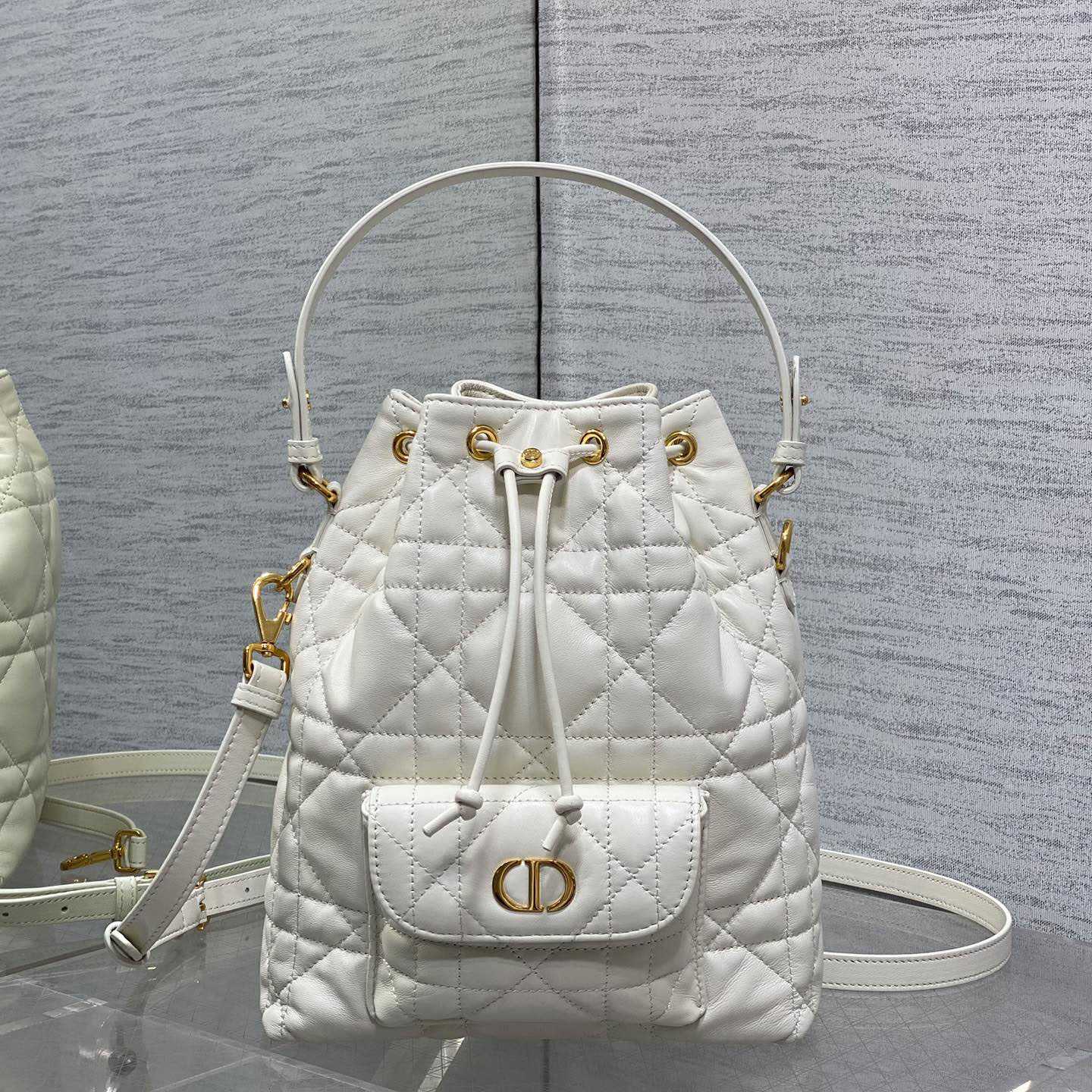 Dior Small Dior Caro Bucket Bag  - DopestKickz