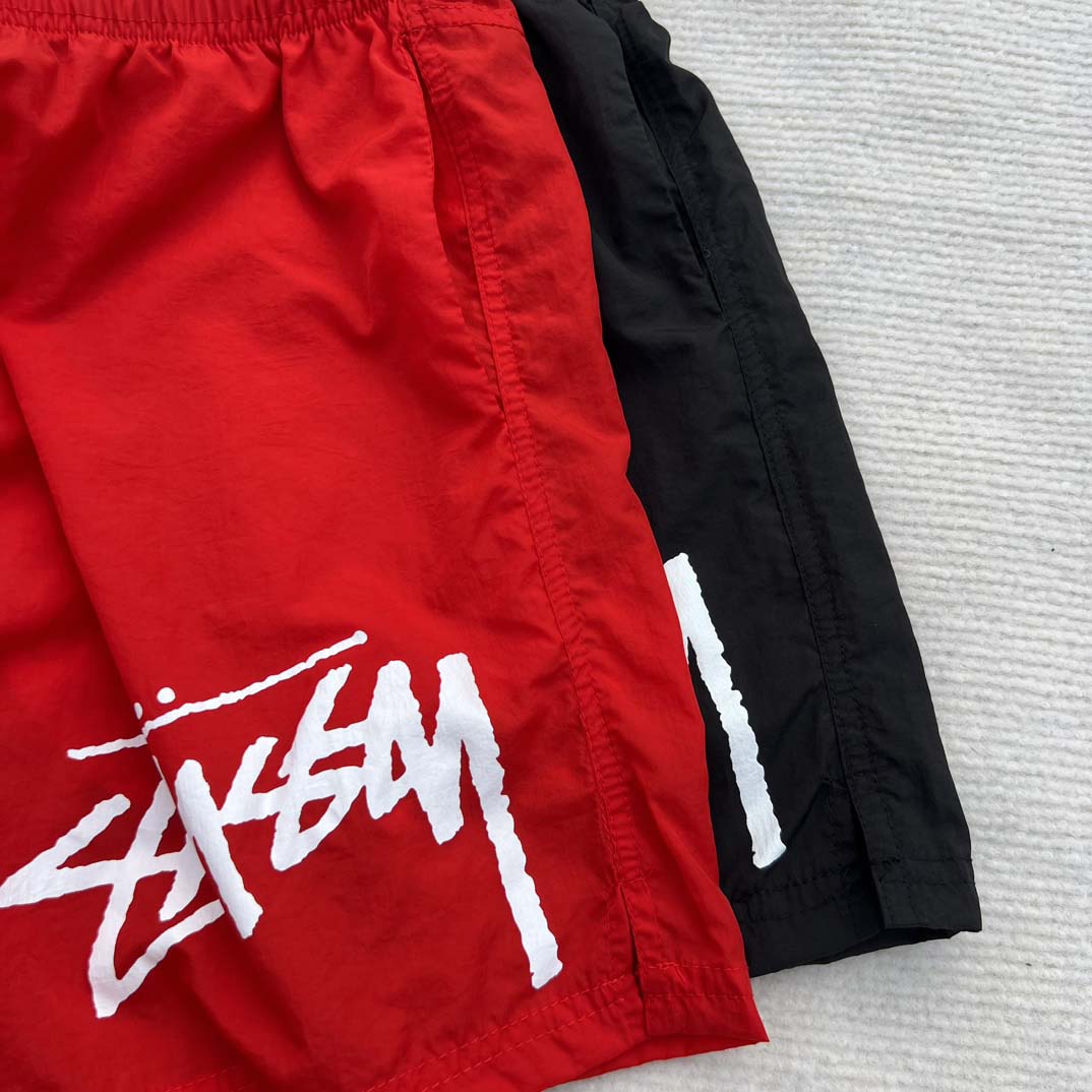 Nike Stussy Habanero Red Water Short Nylon  - DopestKickz