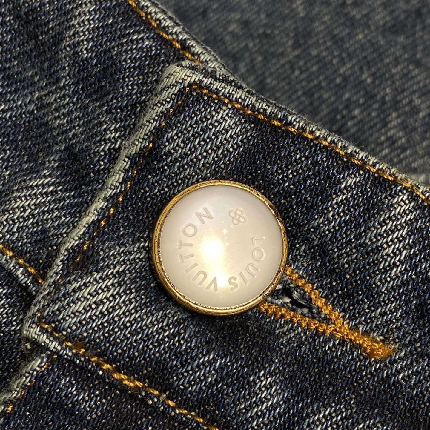 Louis Vuitton Sunfaded Effect Denim Skate Pants  1AHBMW - DopestKickz