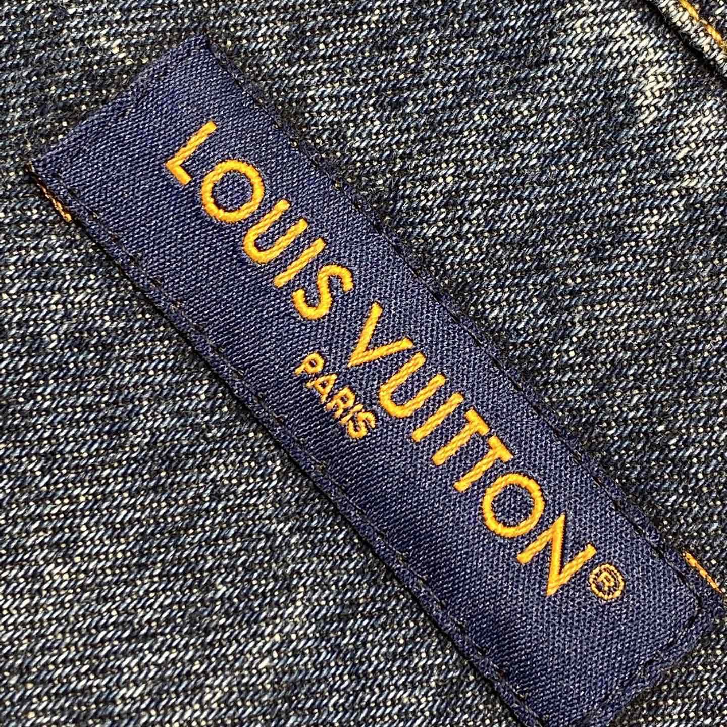 Louis Vuitton Sunfaded Effect Denim Skate Pants  1AHBMW - DopestKickz
