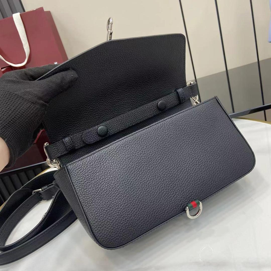 Gucci Small Crossbody Bag With Hook Closure - DopestKickz