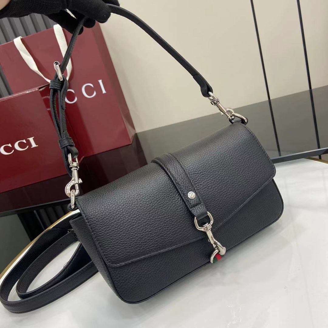 Gucci Small Crossbody Bag With Hook Closure - DopestKickz