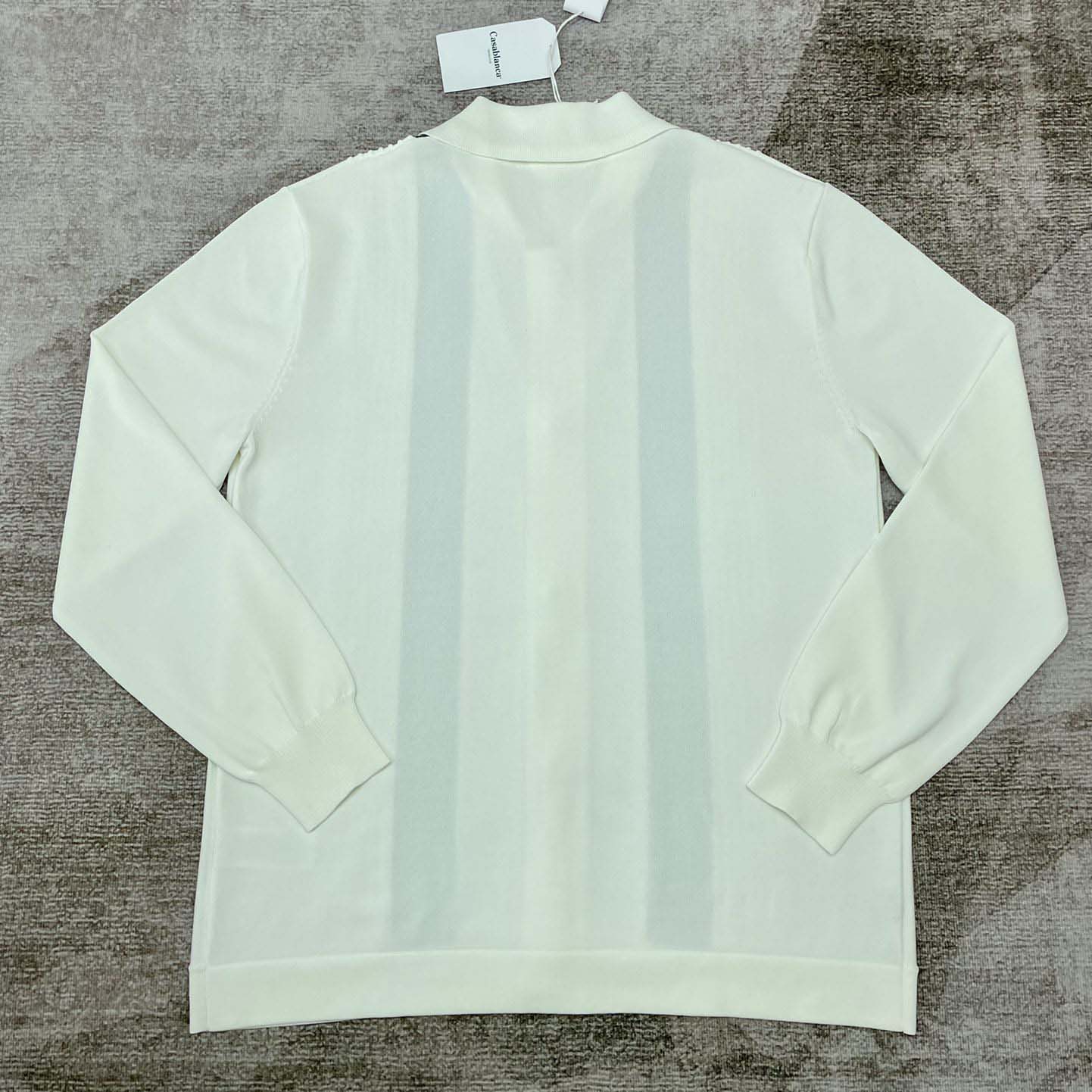 Casablanca White Embroidered Cardigan  D0055 - DopestKickz