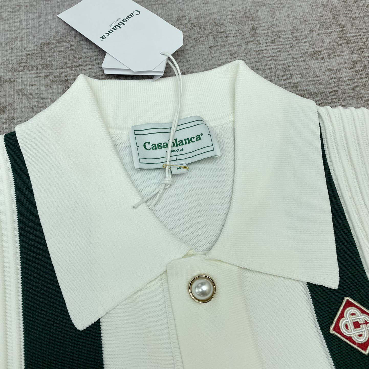 Casablanca White Embroidered Cardigan  D0055 - DopestKickz