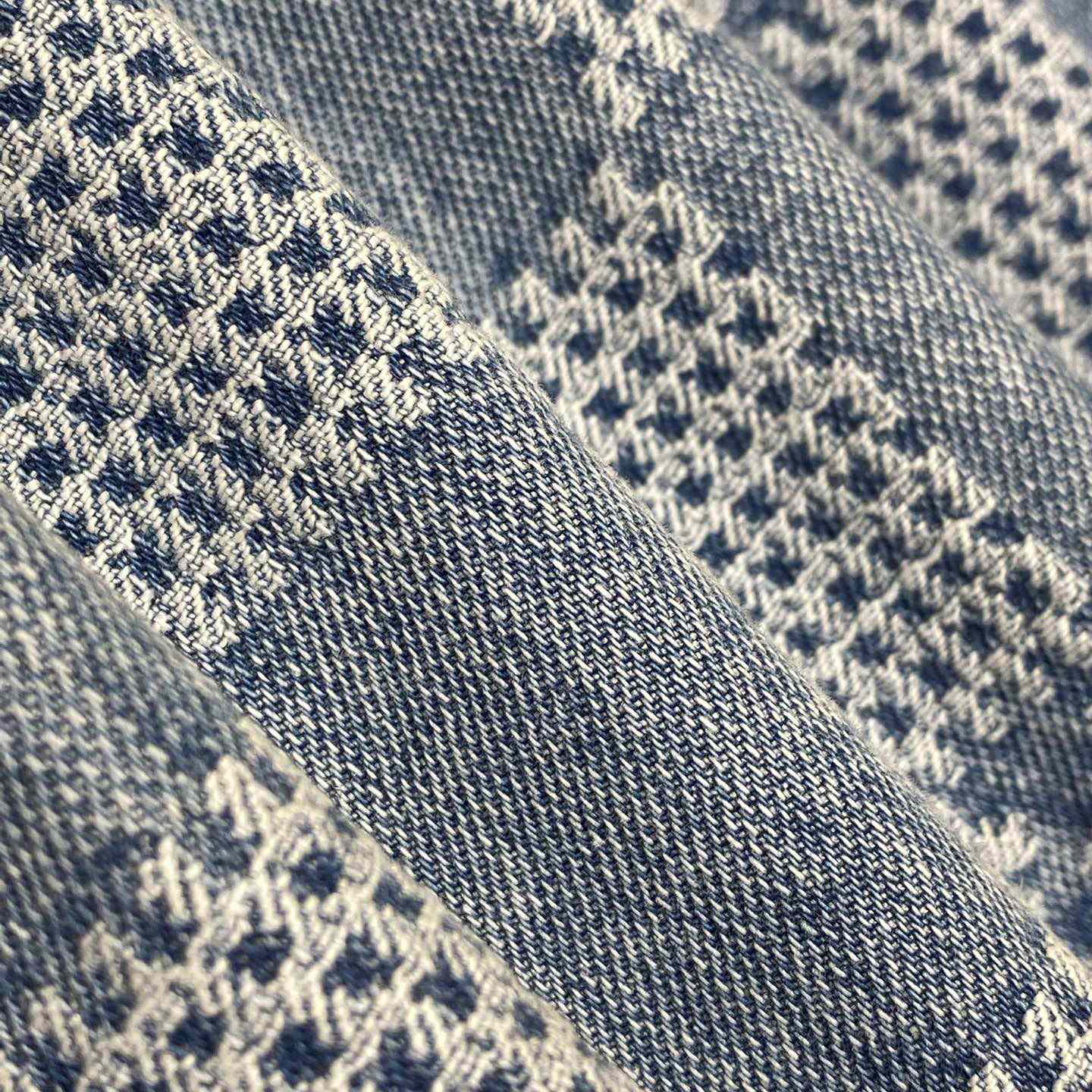 Louis Vuitton Damier Short-Sleeved Chambray Shirt   - DopestKickz