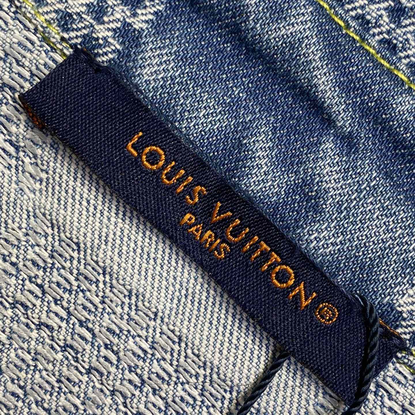 Louis Vuitton Damier Short-Sleeved Chambray Shirt   - DopestKickz