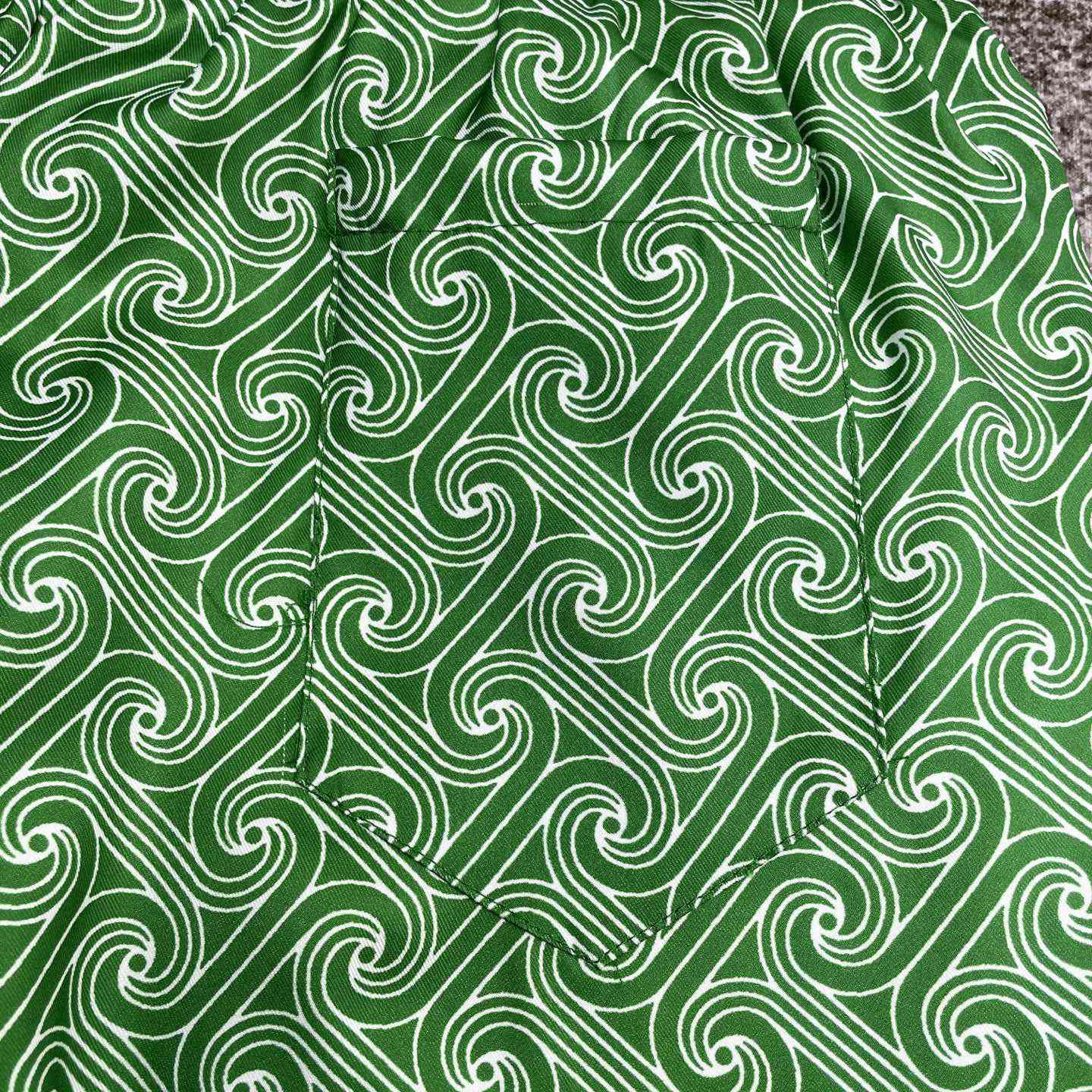 Casablanca Column Monogram Silk Shorts   CA3519 - DopestKickz