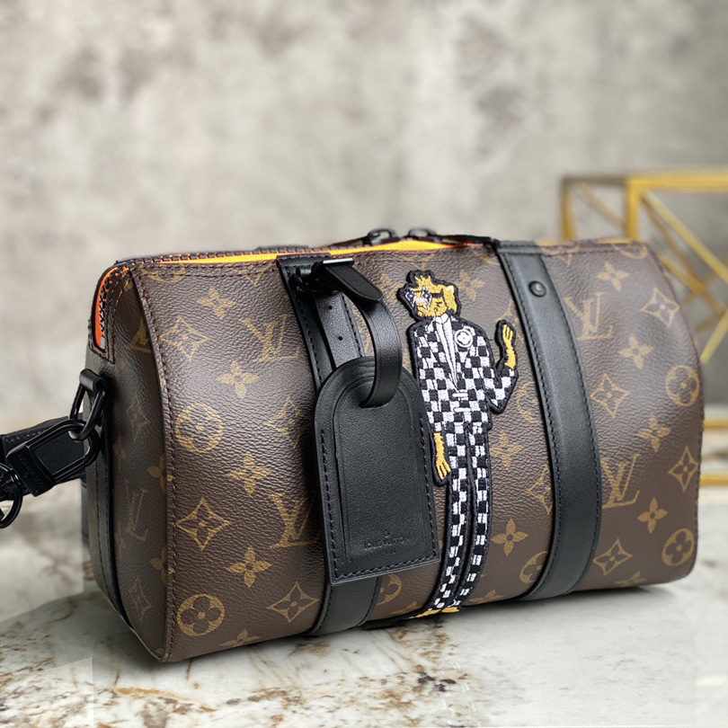 Louis Vuitton Pre-Owned Monogram LV Friends City Keepall Shoulder Bag （20*10*5cm）  M45652 - DopestKickz