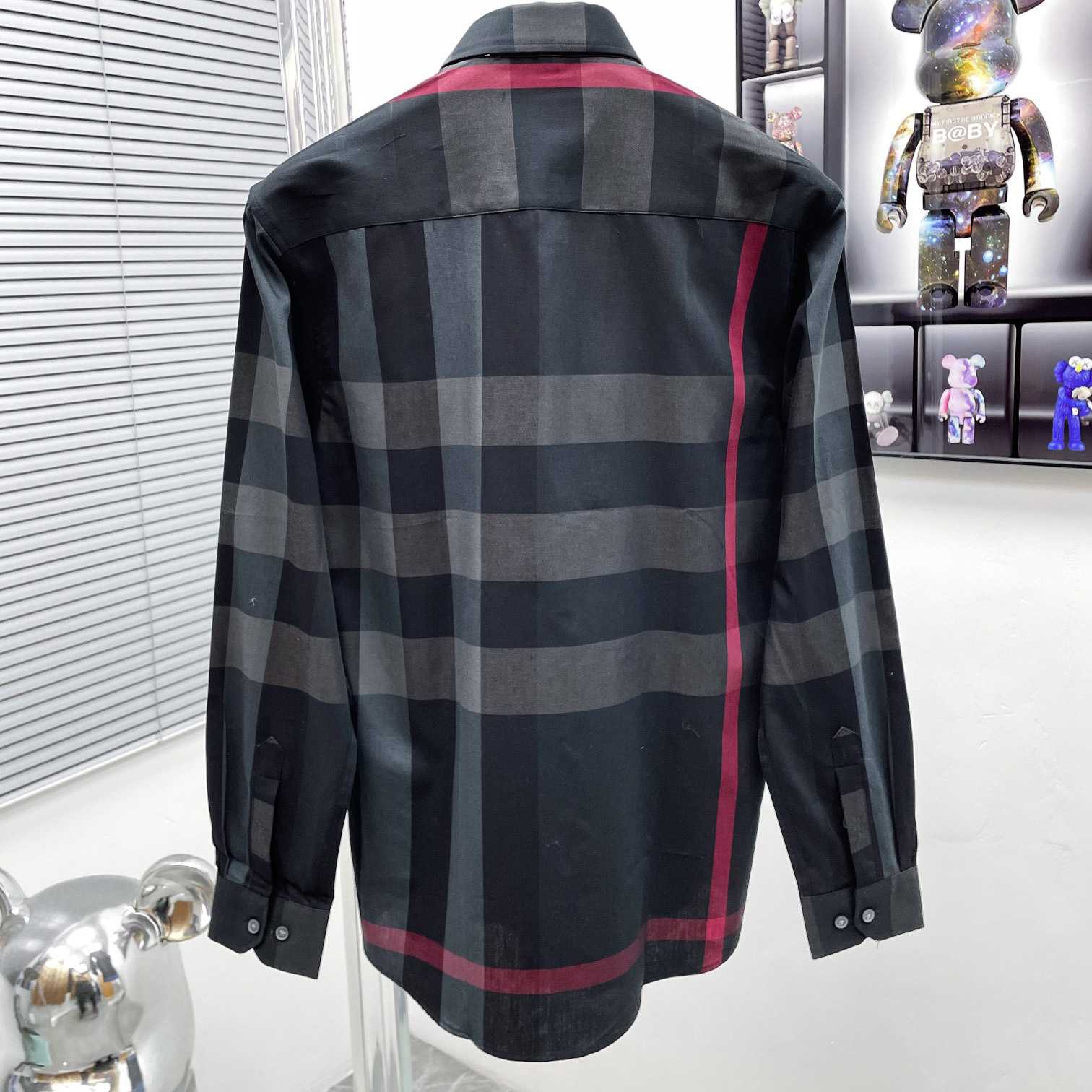 Burberry Check Stretch Shirt  - DopestKickz