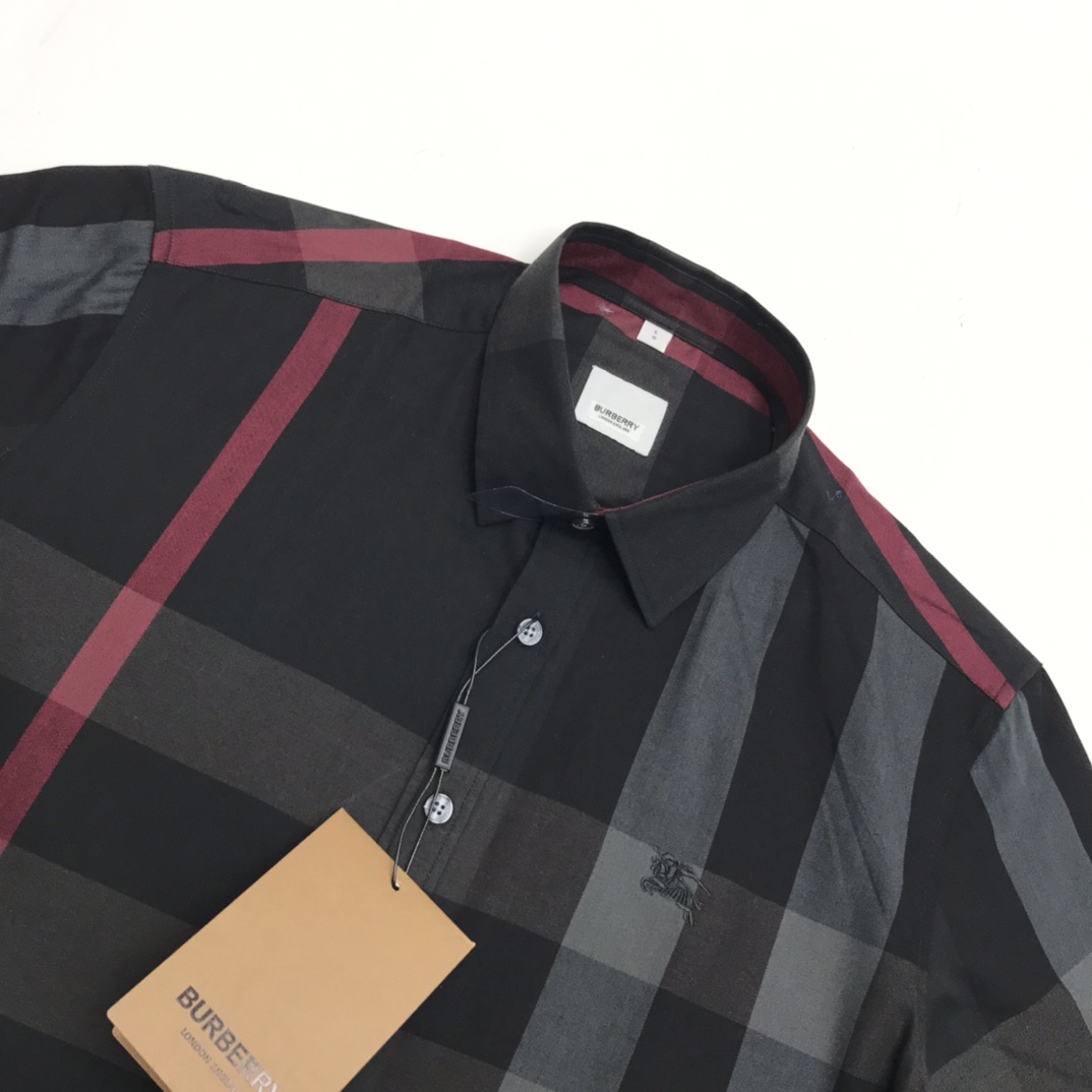 Burberry Check Stretch Shirt  - DopestKickz