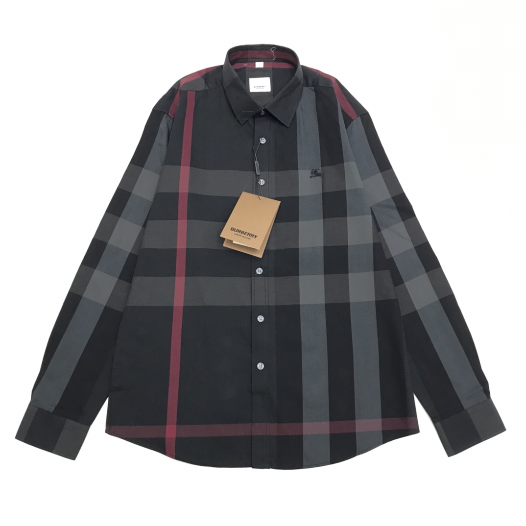 Burberry Check Stretch Shirt  - DopestKickz