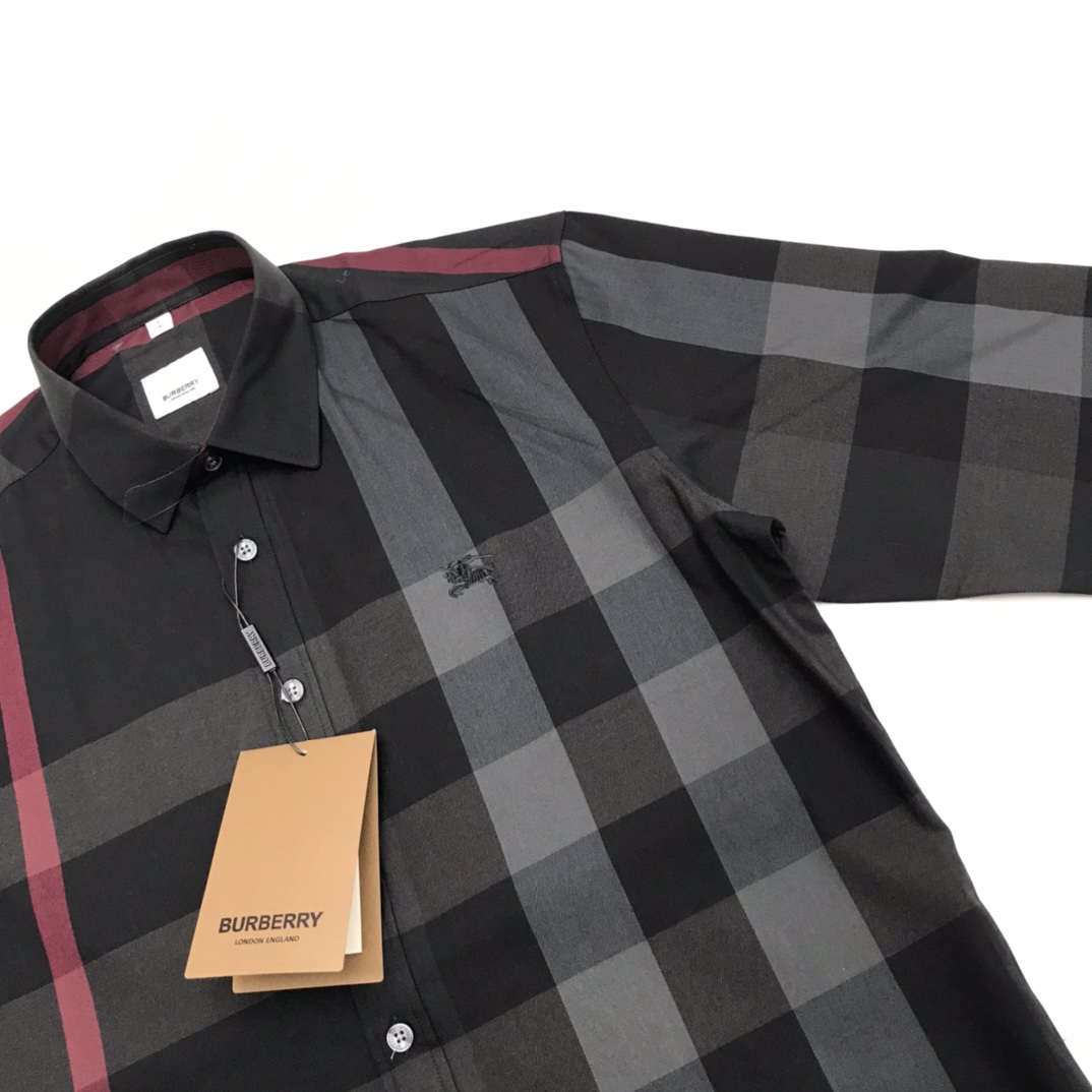 Burberry Check Stretch Shirt  - DopestKickz