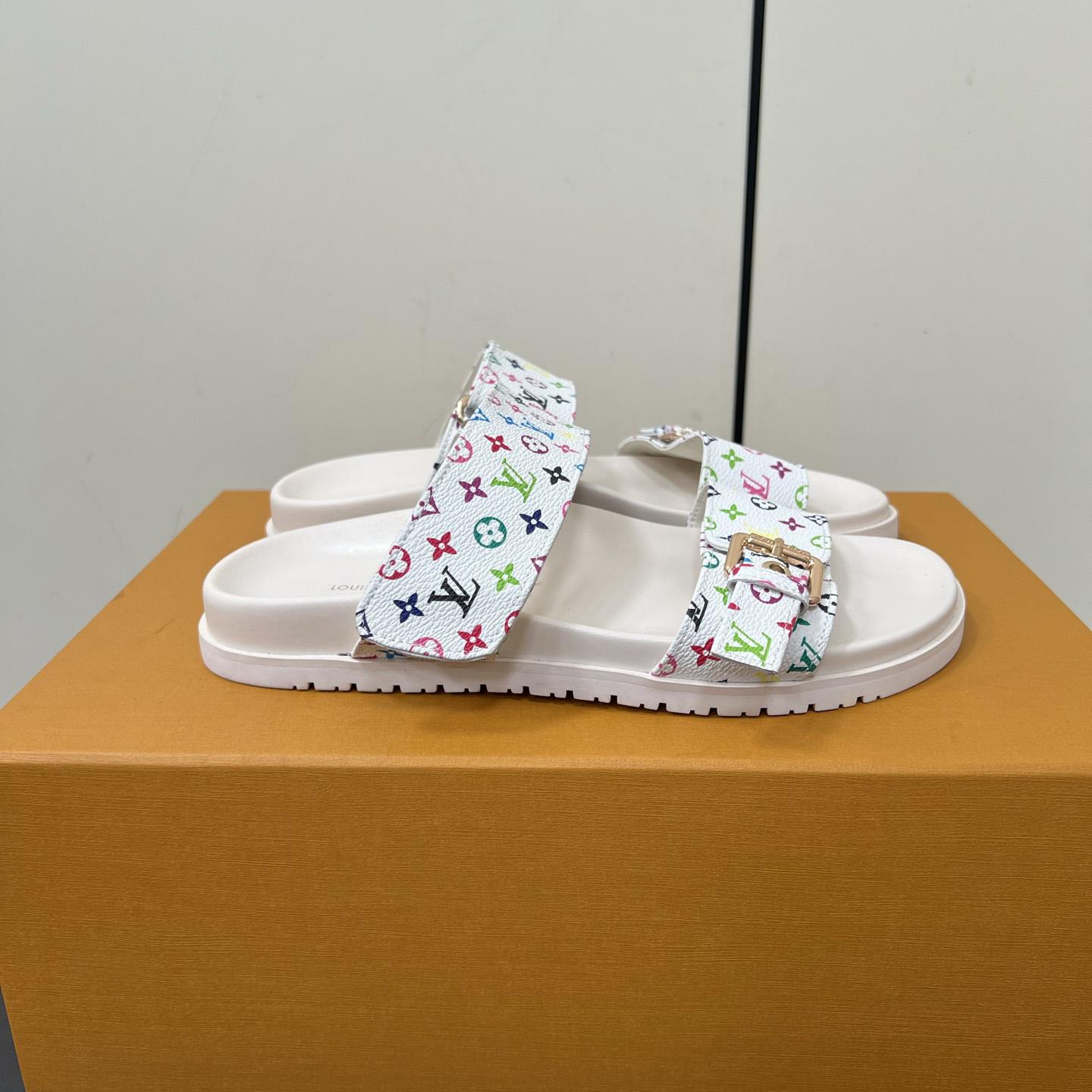 Louis Vuitton LV x TM Bom Dia Flat Comfort Mule   1AGXTV - DopestKickz