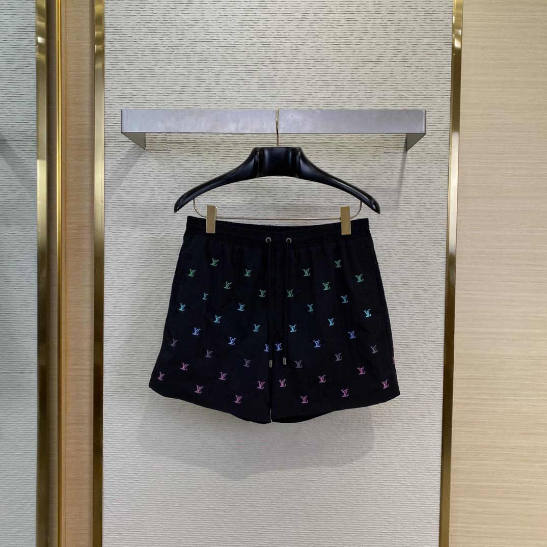 Louis Vuitton LV Blason Gradient Embroidered Swim Shorts   1AGTQT - DopestKickz